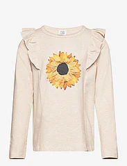 Hust & Claire - Agny - T-shirt - long-sleeved t-shirts - wheat melange - 0