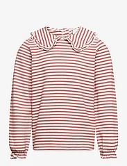 Hust & Claire - Anbella - T-shirt - langærmede t-shirts - red clay - 0