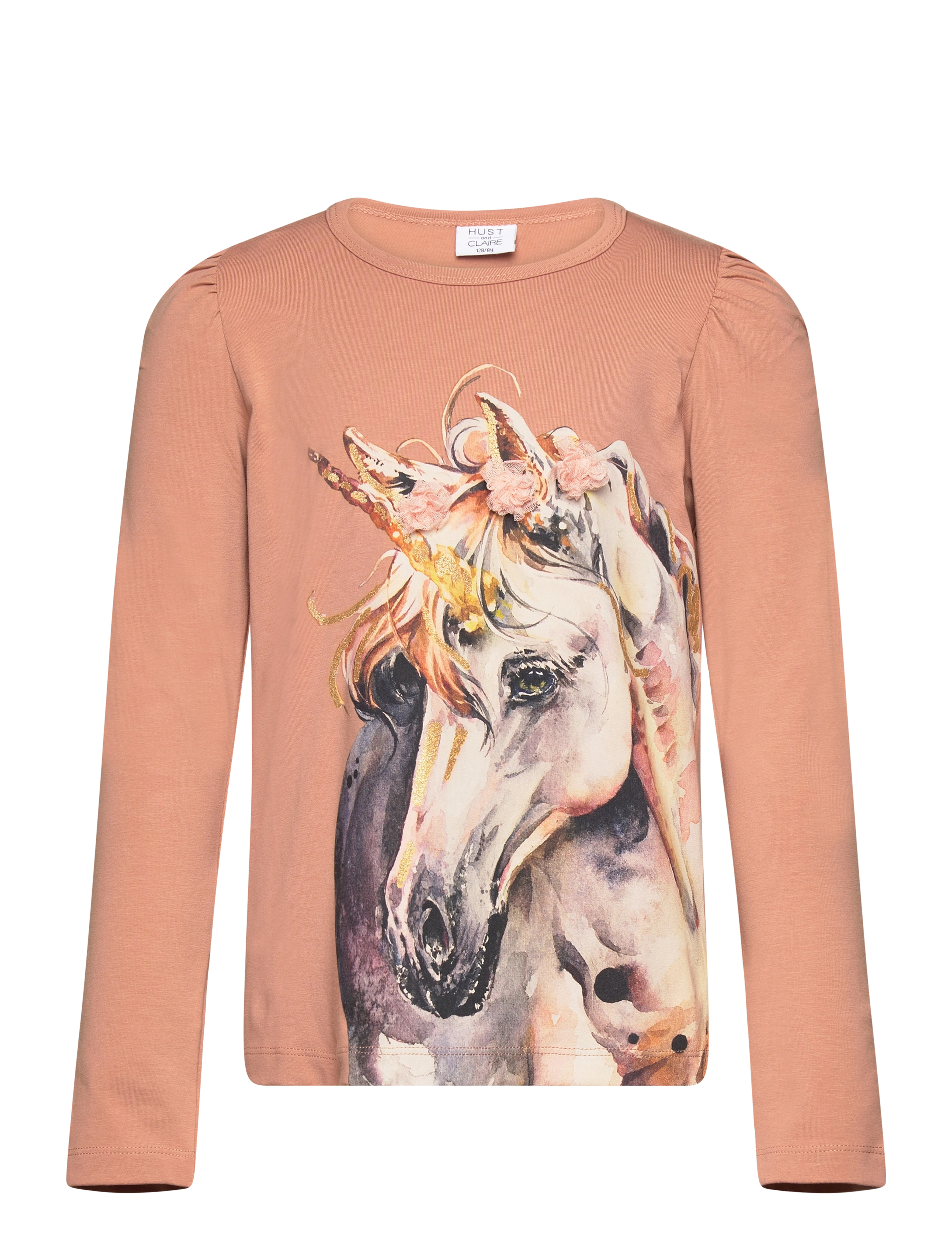 Hust & Claire Angela - T-shirt - Riided - CAFÉ ROSE / pink/rose