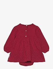 Hust & Claire - Mallie - baby-kjoler med lange ermer - teaberry - 1