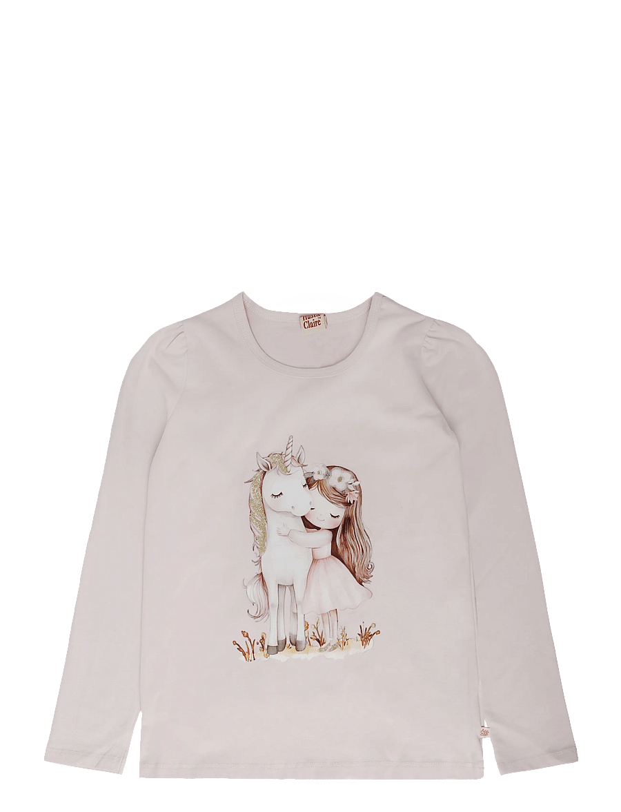 Hust & Claire - HCAlma Hugs - pikkade varrukatega t-särgid - hushed pink - 0