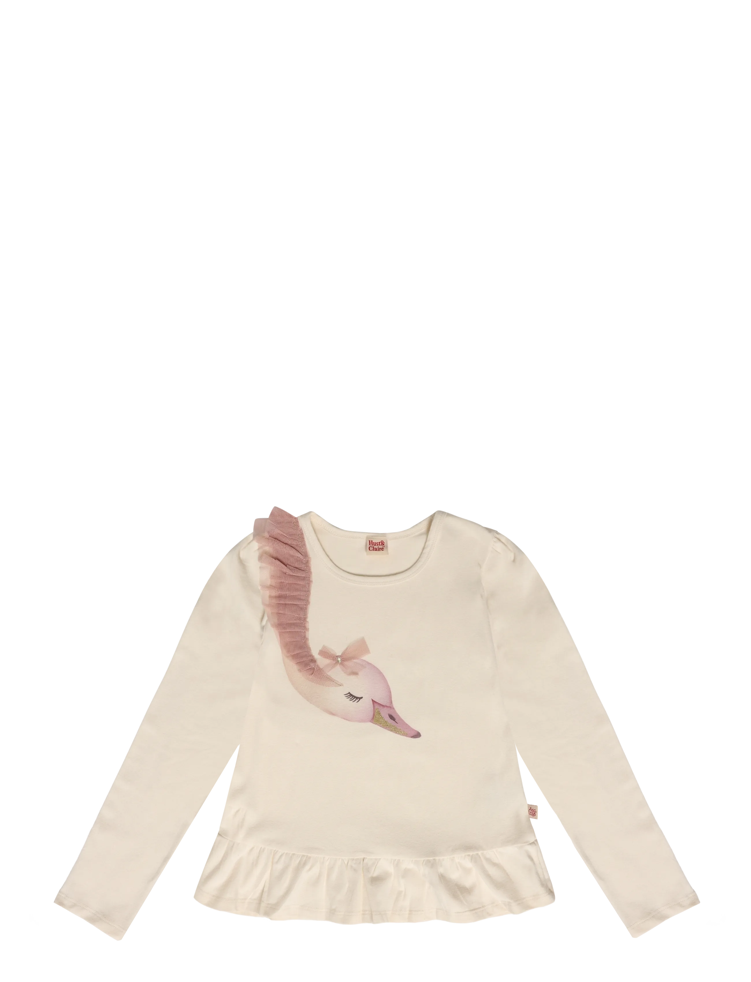 Hust & Claire HCAlma Swan - Oberteile & T-Shirts - OFF WHITE / cream