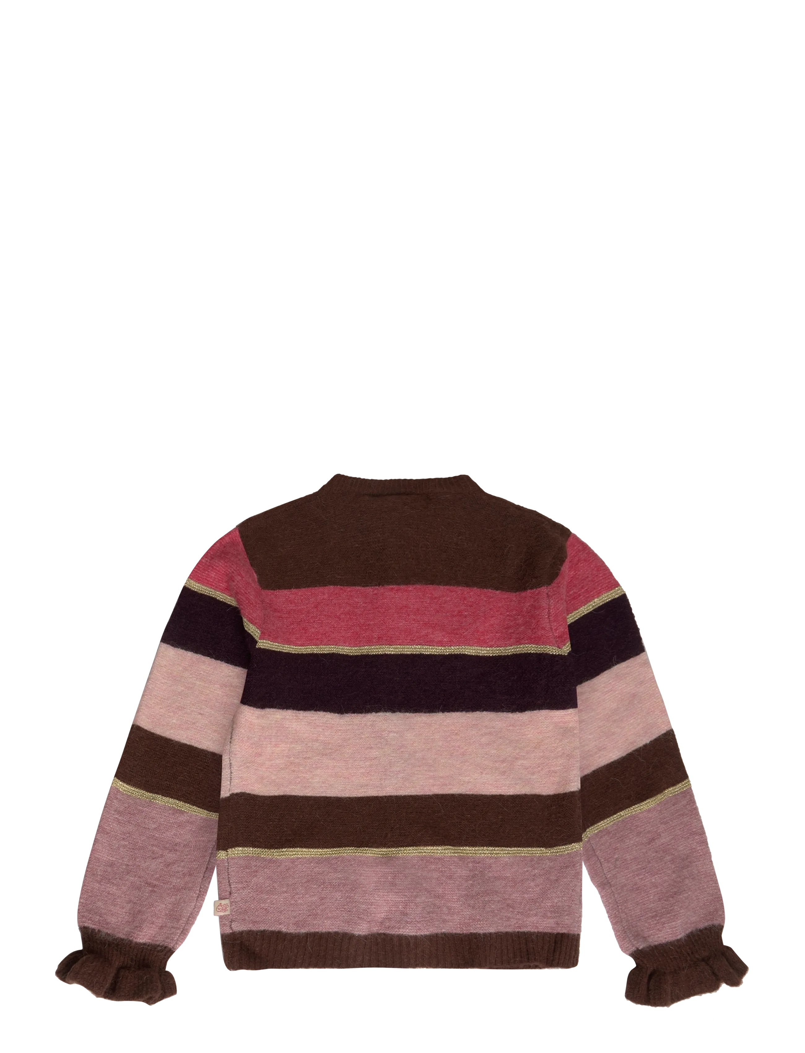 Hust & Claire - HCCamilla Fluffy Stripe - cardigans - soil - 1