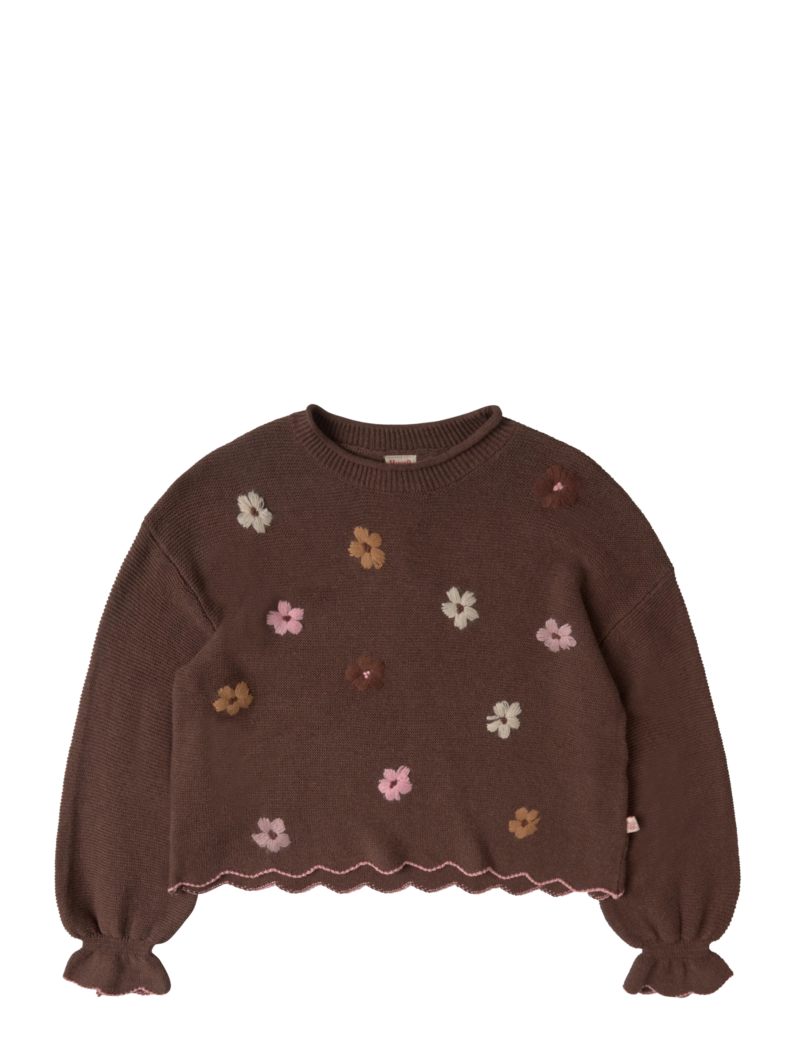 Hust & Claire HCCharlotte Flowerboom - Dressipluusid ja kapuutsiga pusad - TOFFEE MELANGE / brown