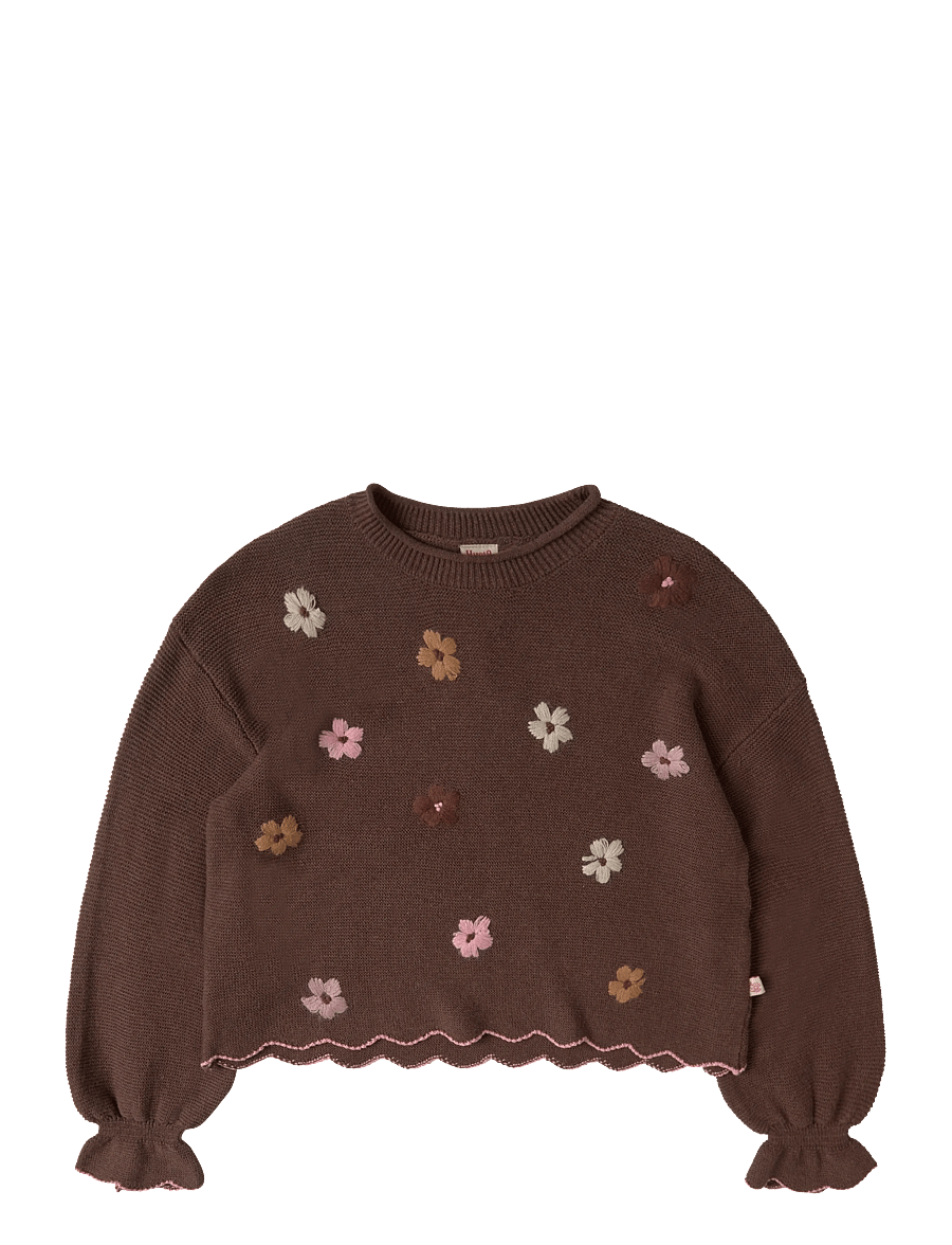 Hust & Claire - HCCharlotte Flowerboom - dressipluusid - toffee melange - 0