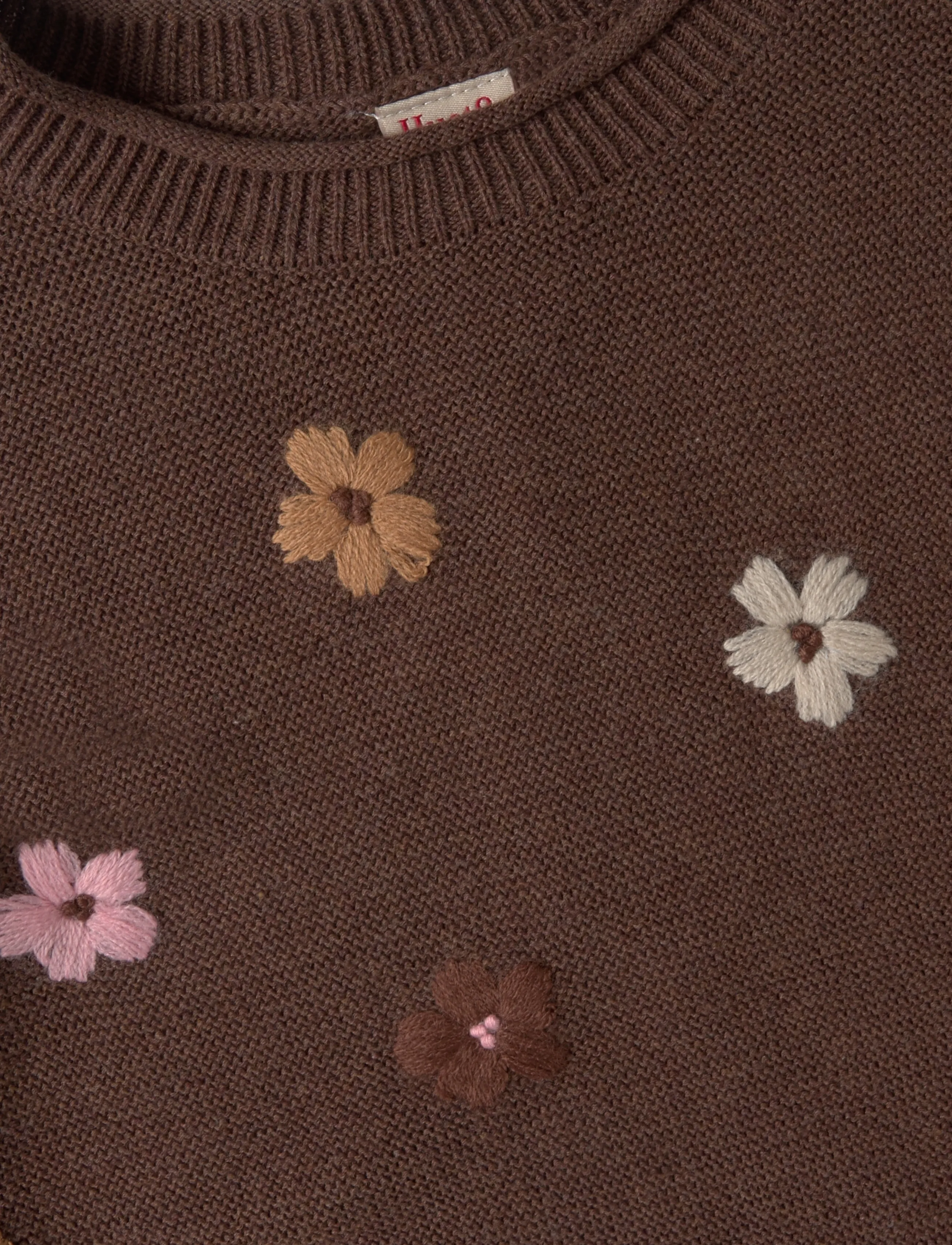 Hust & Claire - HCCharlotte Flowerboom - dressipluusid - toffee melange - 2