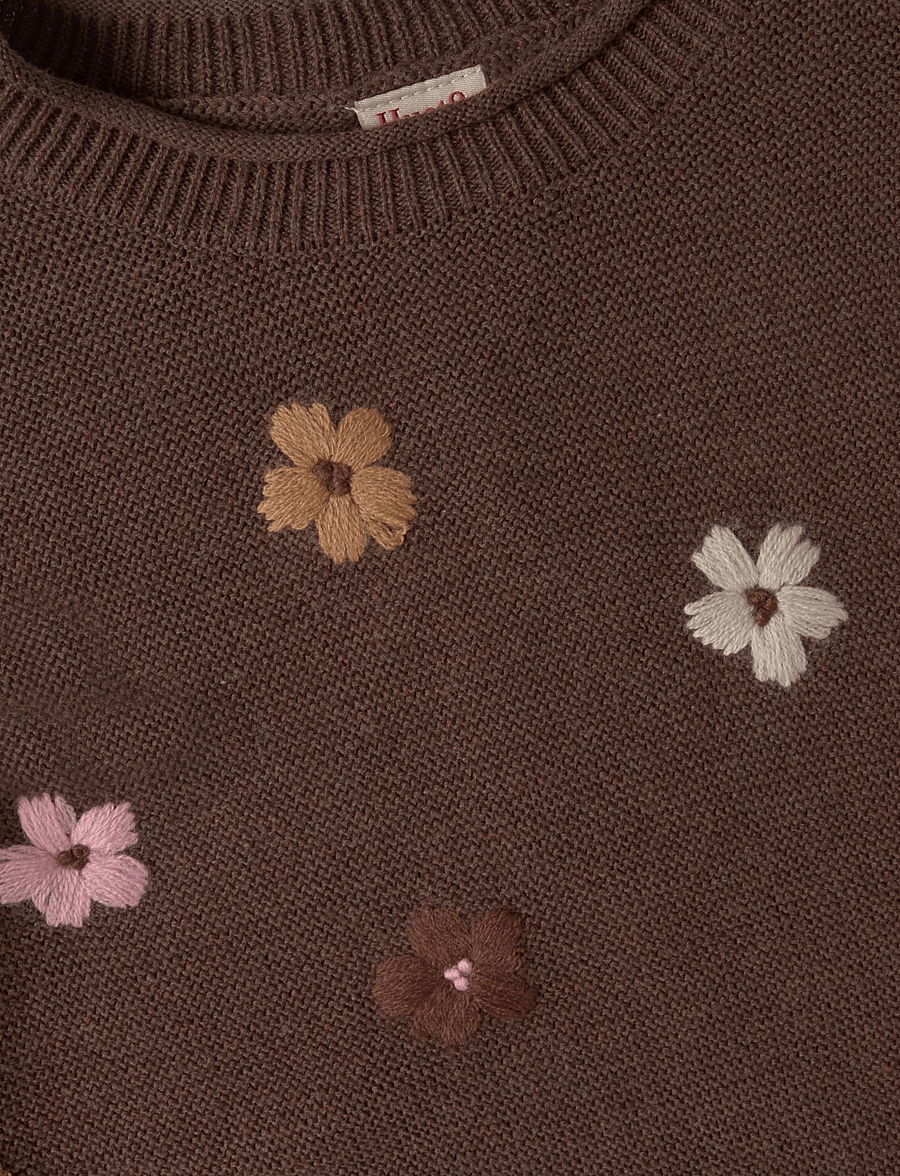 Hust & Claire - HCCharlotte Flowerboom - dressipluusid - toffee melange - 2