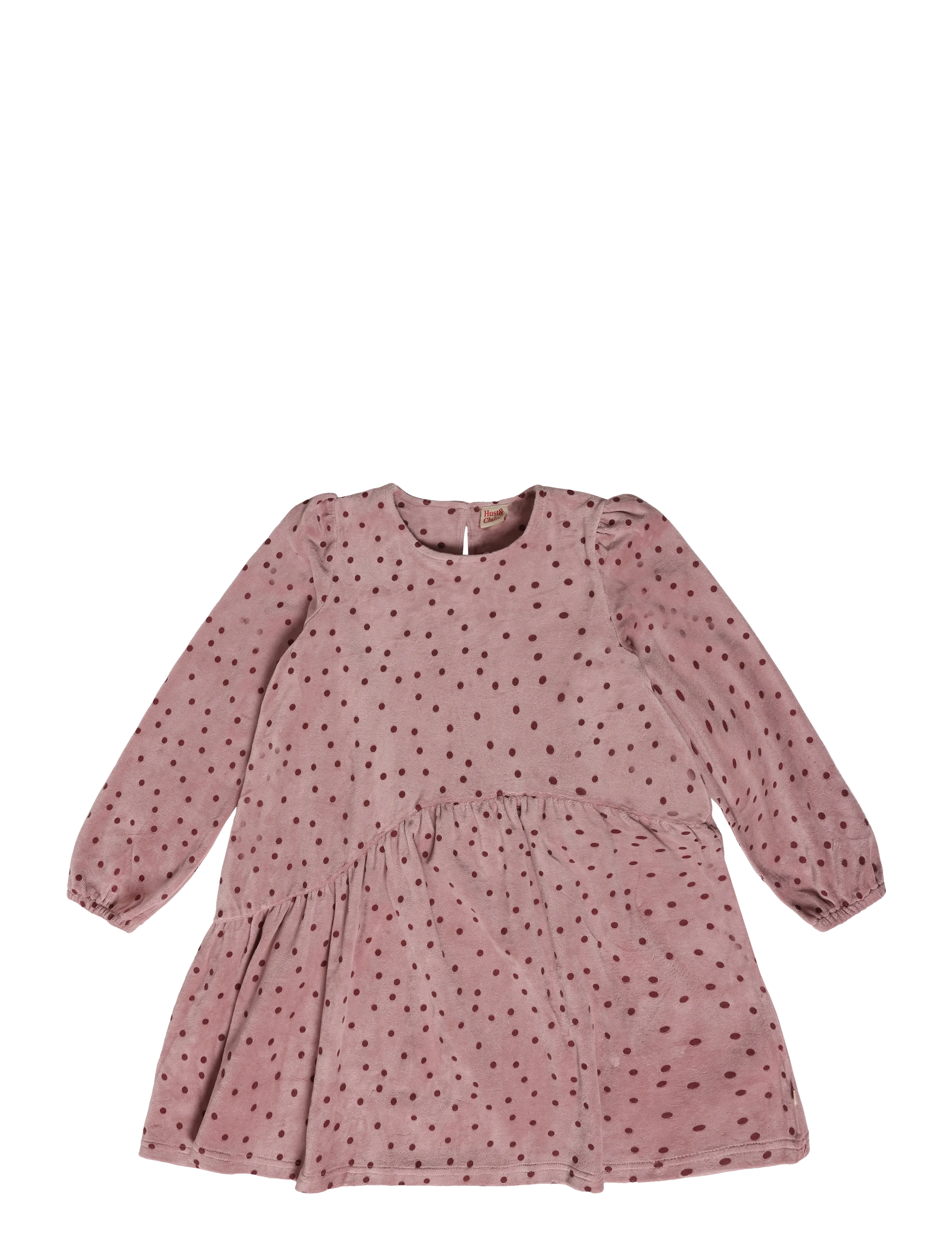 Hust & Claire HC Donna Dot - Langærmede hverdagskjoler - HEATHER / pink/rose