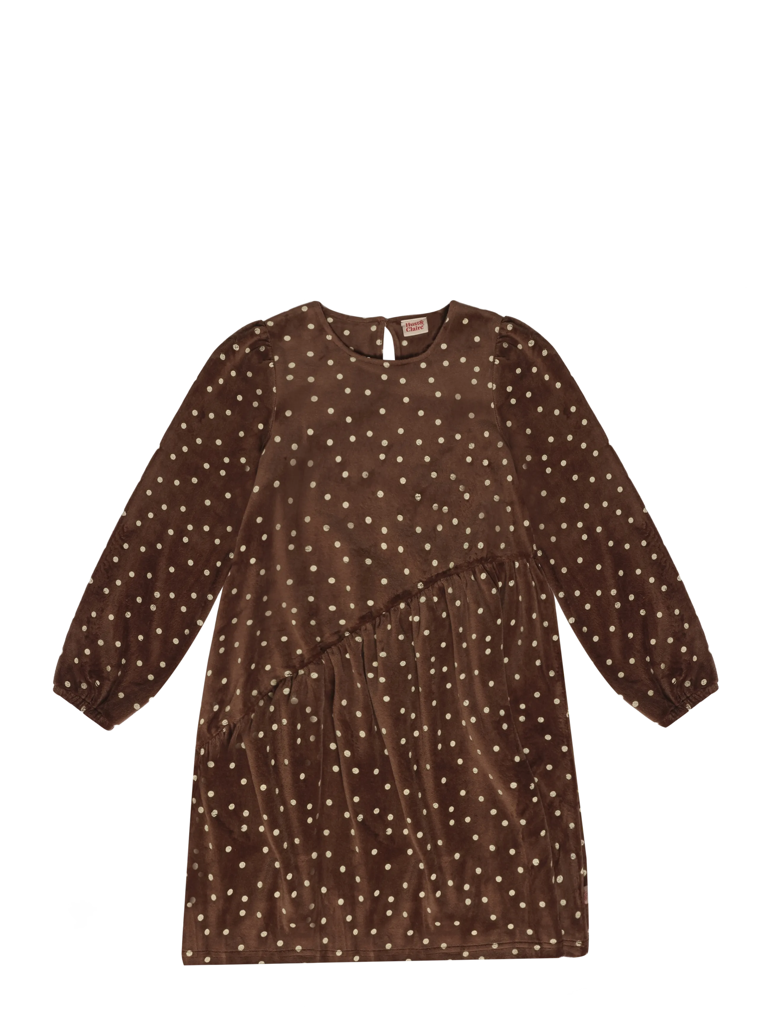 Hust & Claire HC Donna Dot - Langærmede hverdagskjoler - SOIL / brown