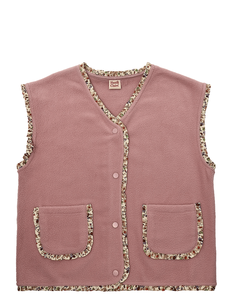 Hust & Claire - HCElla Fleece Vest - osta vanuse järgi - heather - 0