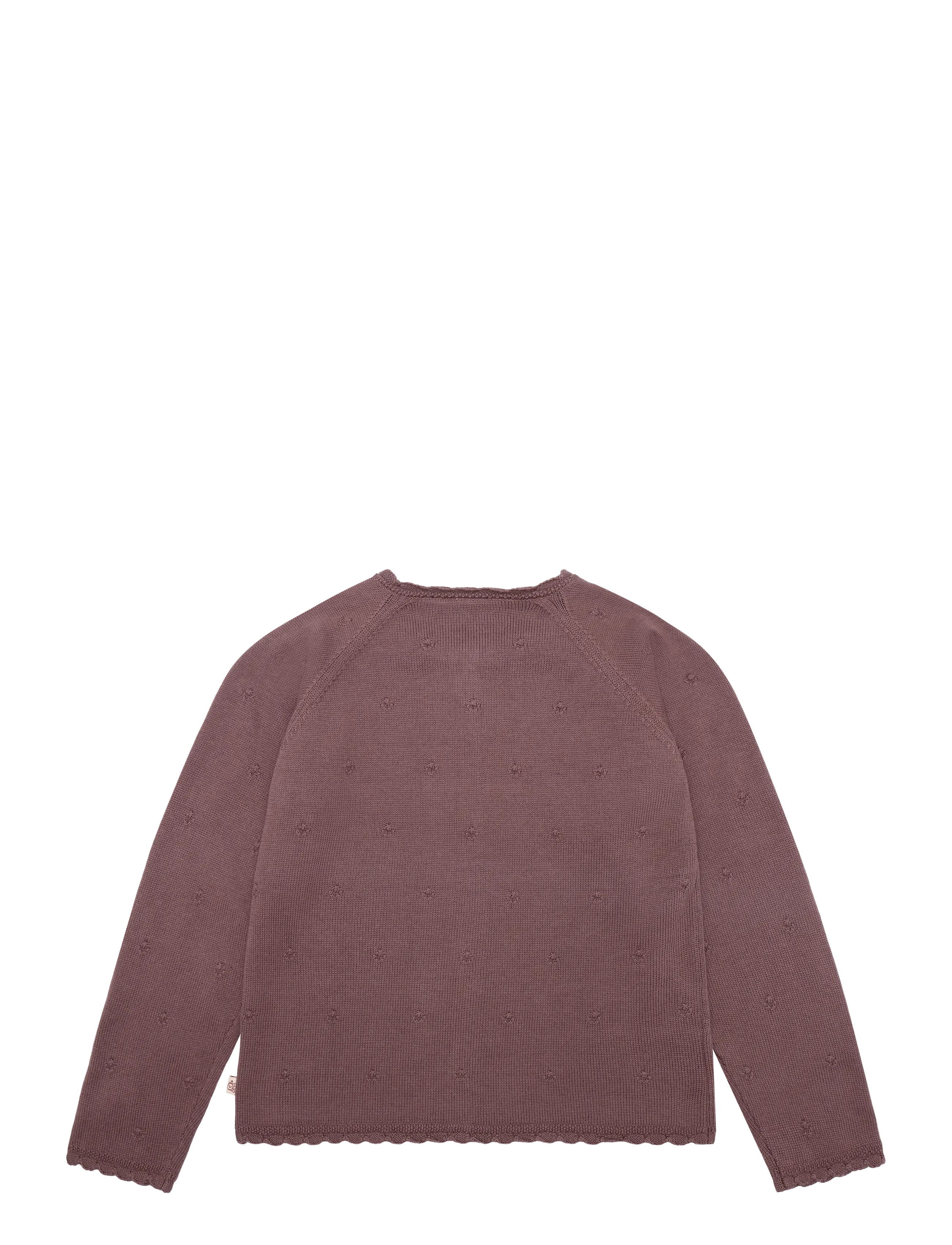 Hust & Claire - HCCilja Pointelle - koftor - plum - 1