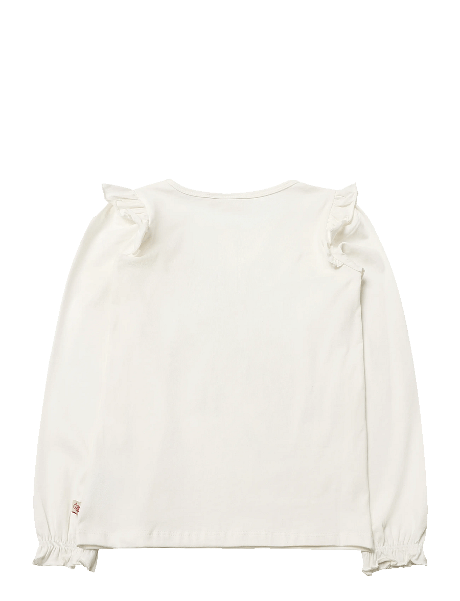 Hust & Claire - HCAlma Fox - langærmede t-shirts - ivory - 1