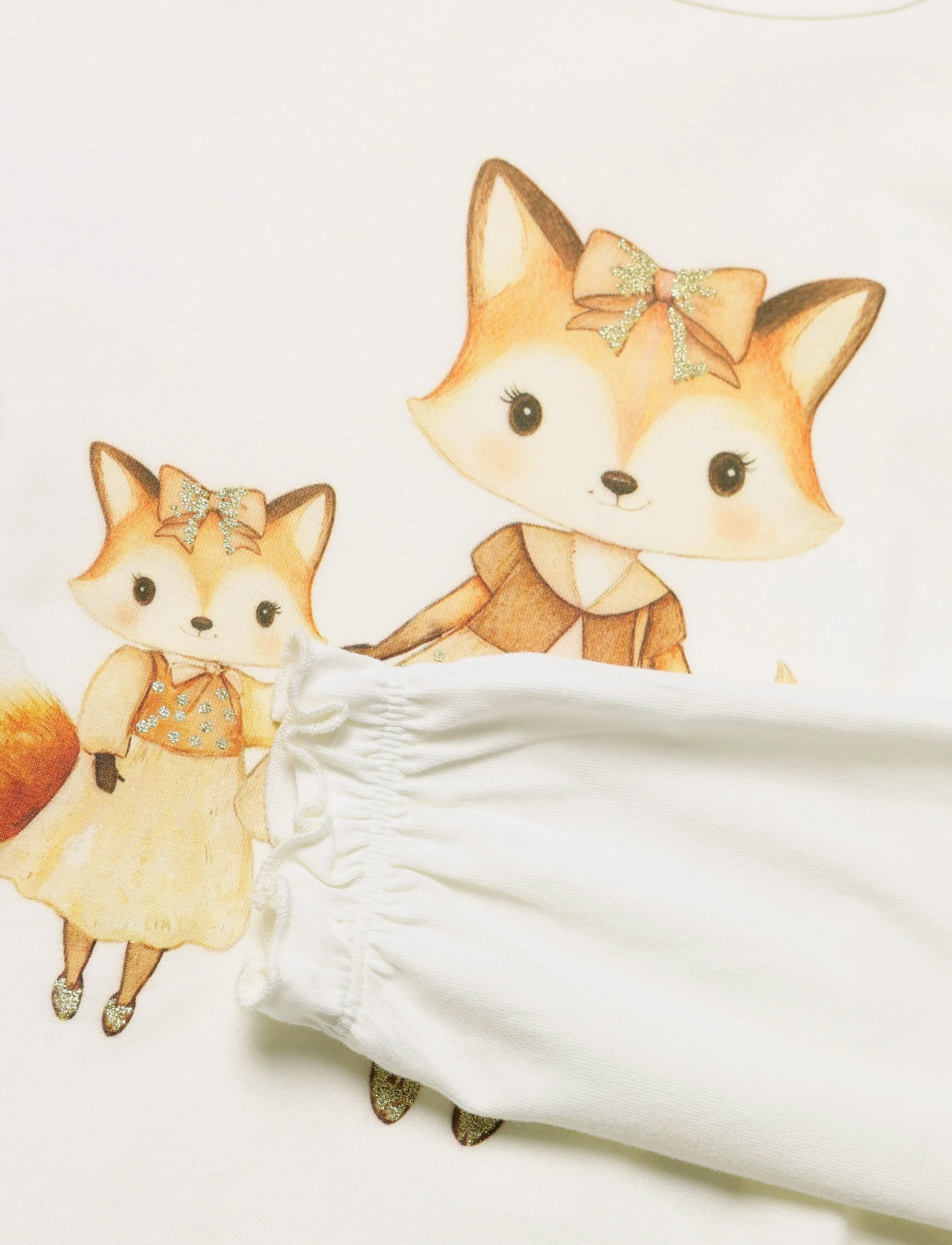 Hust & Claire - HCAlma Fox - langærmede t-shirts - ivory - 2