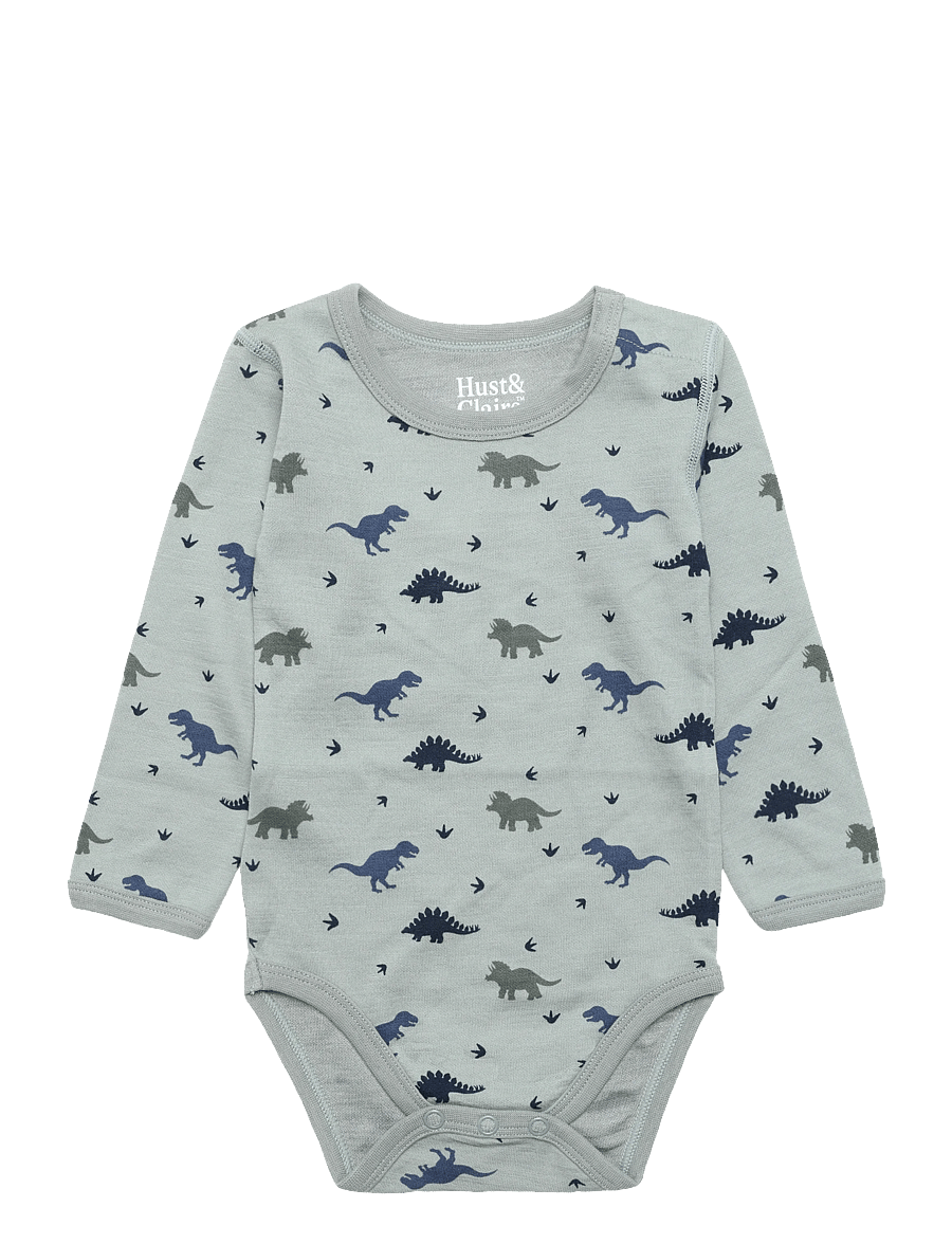 Hust & Claire - HCBaloo Dino - beebi alusriided - slate green - 0