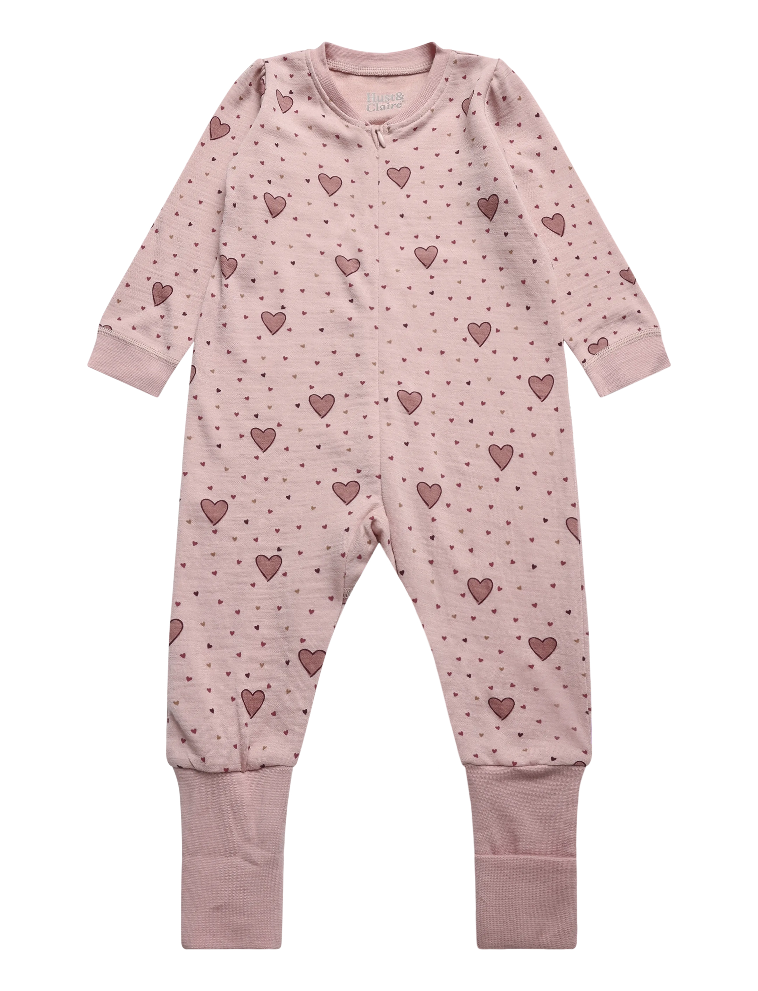 Hust & Claire HCManu Hearts Puff - Winter Collection - DUSTY ROSE / pink/rose