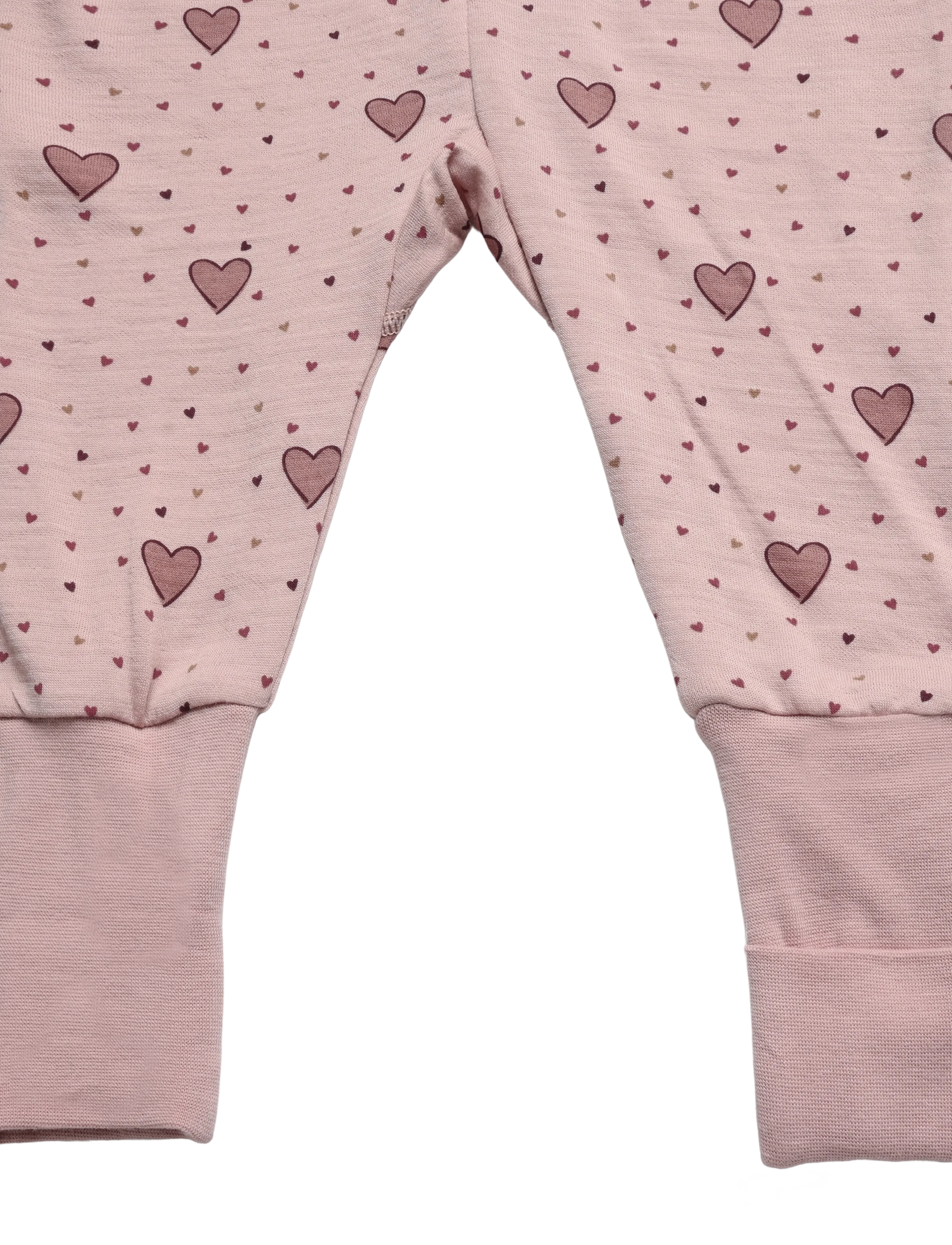 Hust & Claire - HCManu Hearts Puff - sleeping overalls - dusty rose - 3