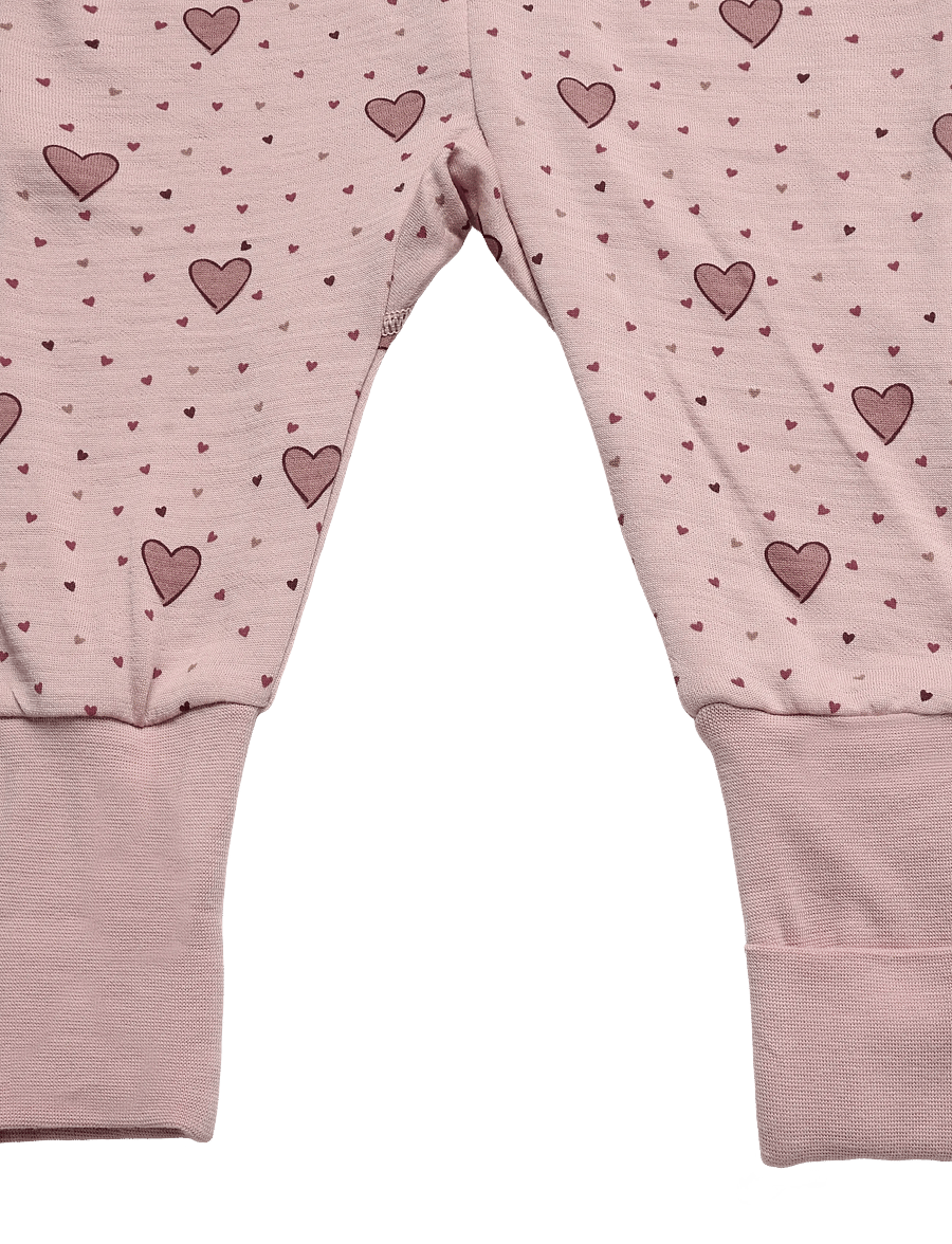 Hust & Claire - HCManu Hearts Puff - schlafoveralls - dusty rose - 3
