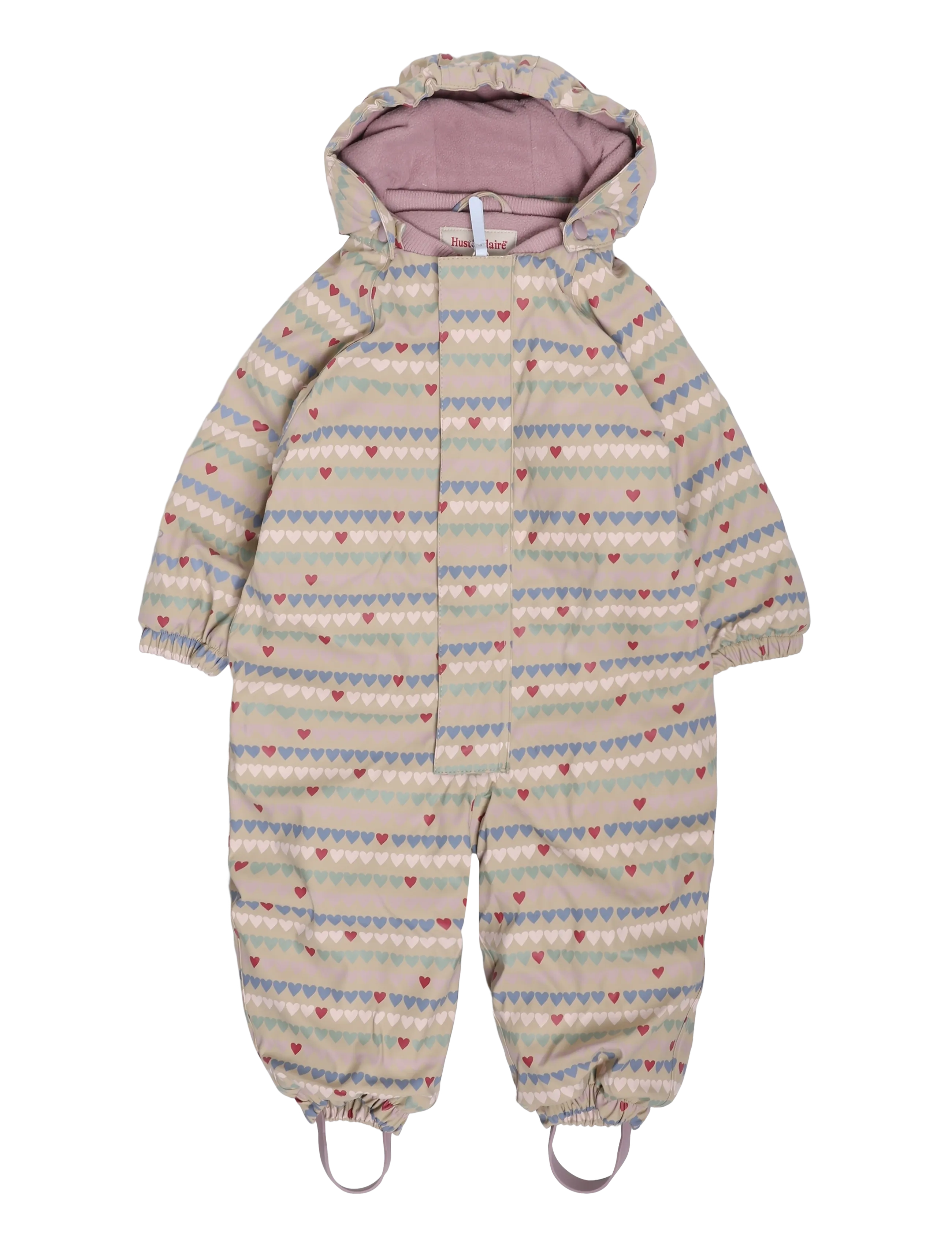 Hust & Claire Hcothilie Heart, Børn, Børne Flyverdragt, Beige, Str: 74