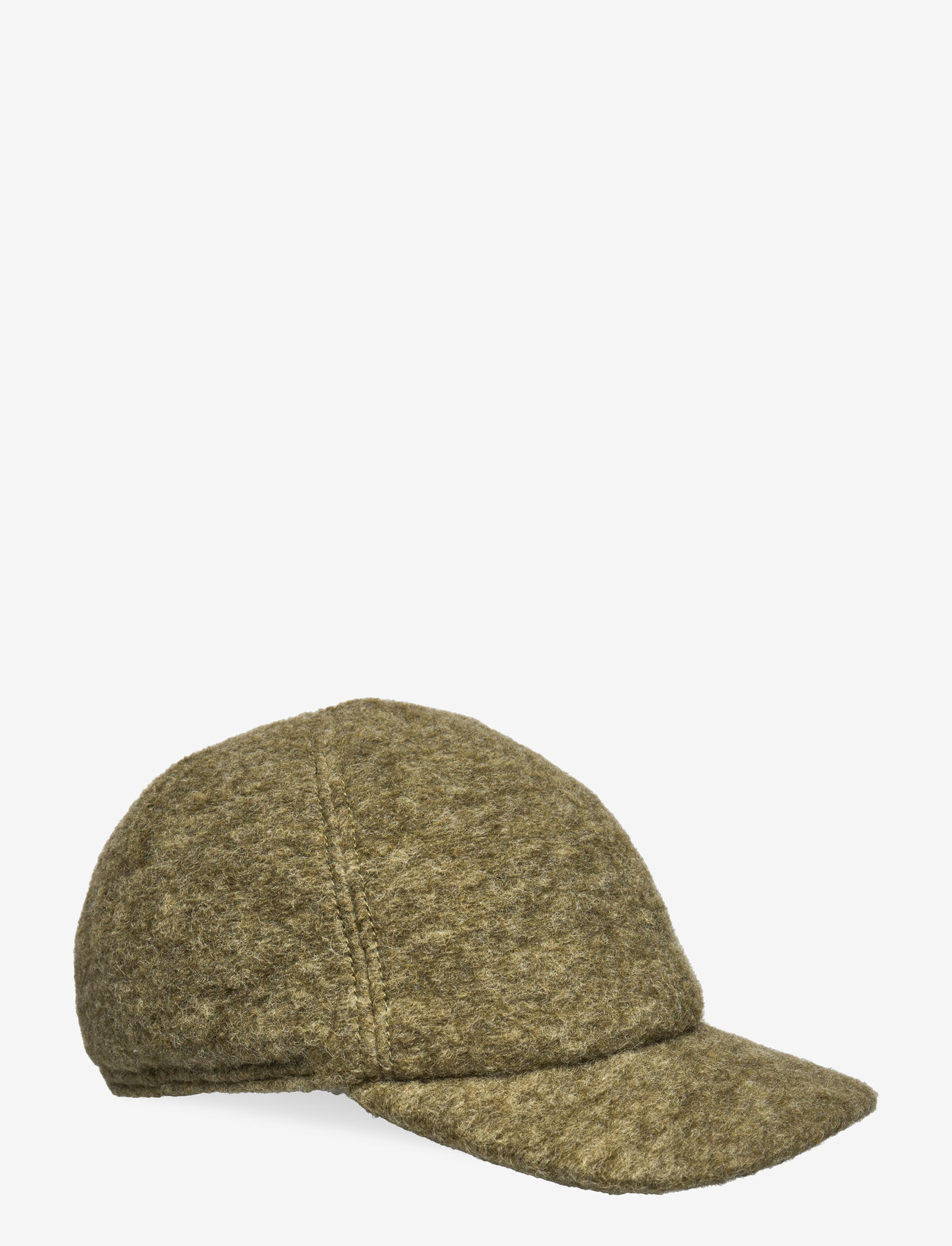Huttelihut - Cap Wool w. Velour Lining - green olive - 0