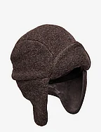 Hat Wool w. Velour Lining - BROWN