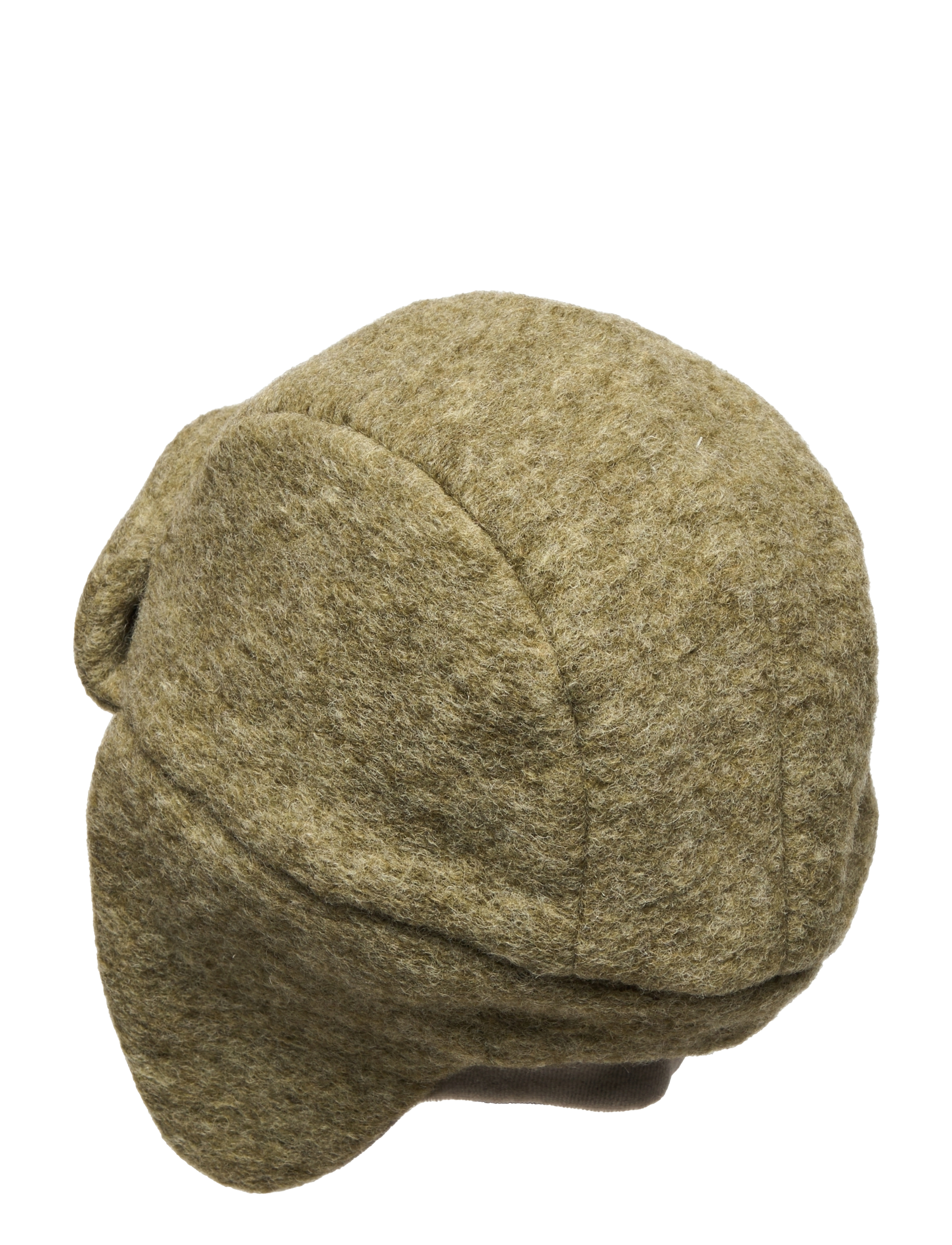 Huttelihut - Hat Wool w. Velour Lining - green olive - 1