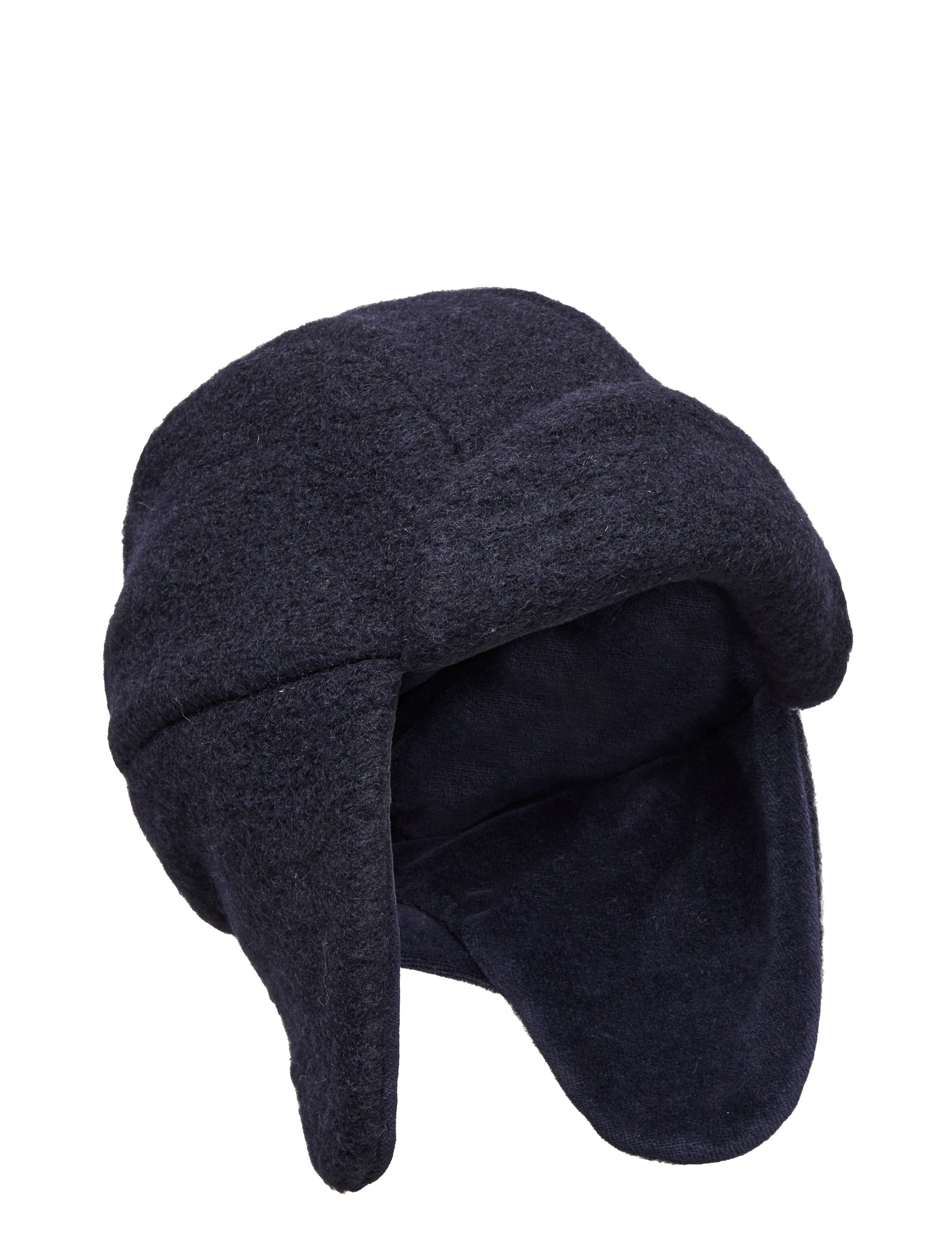 Hat Wool w. Velour Lining - NAVY