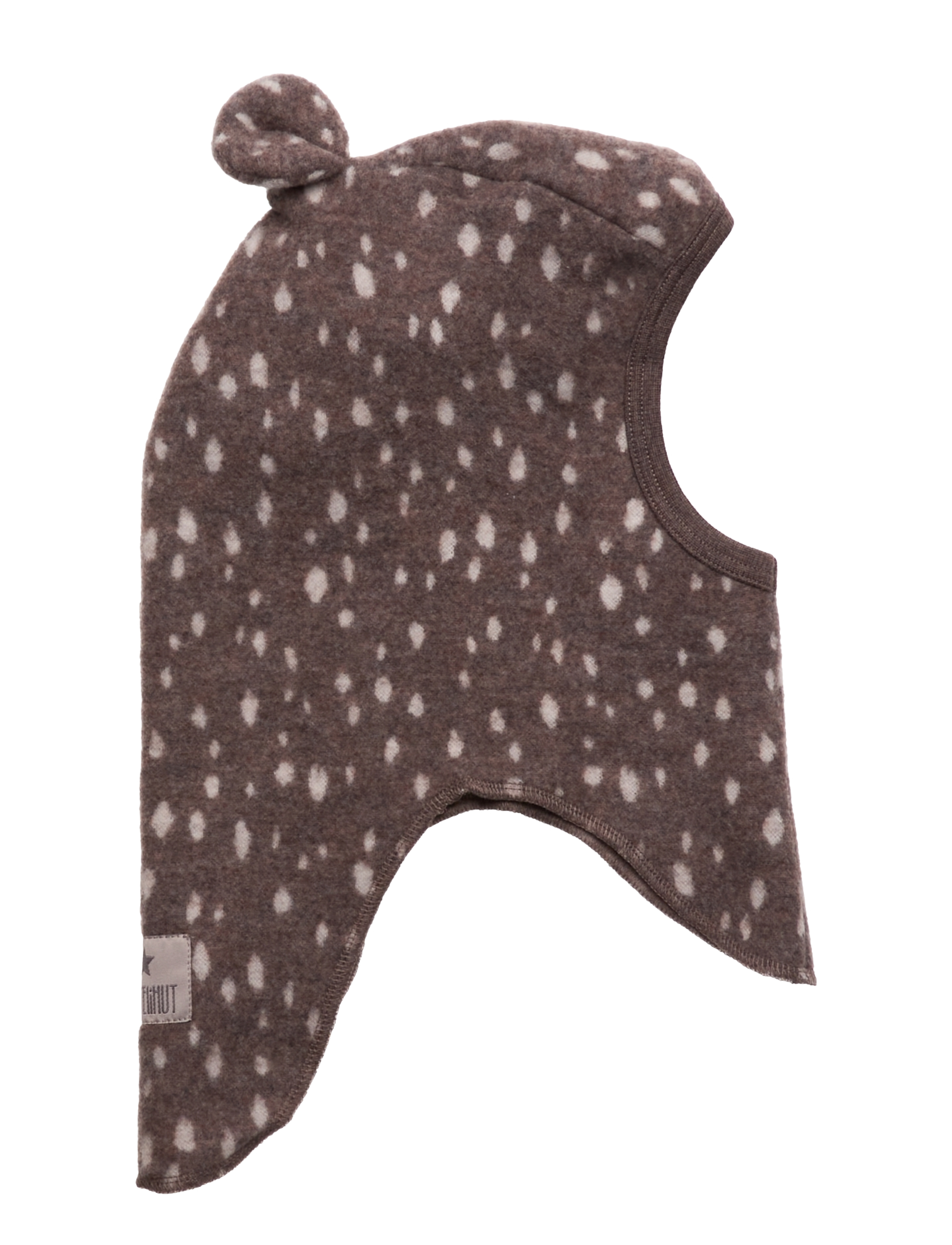Balaclava Ears Soft Wool - BROWN