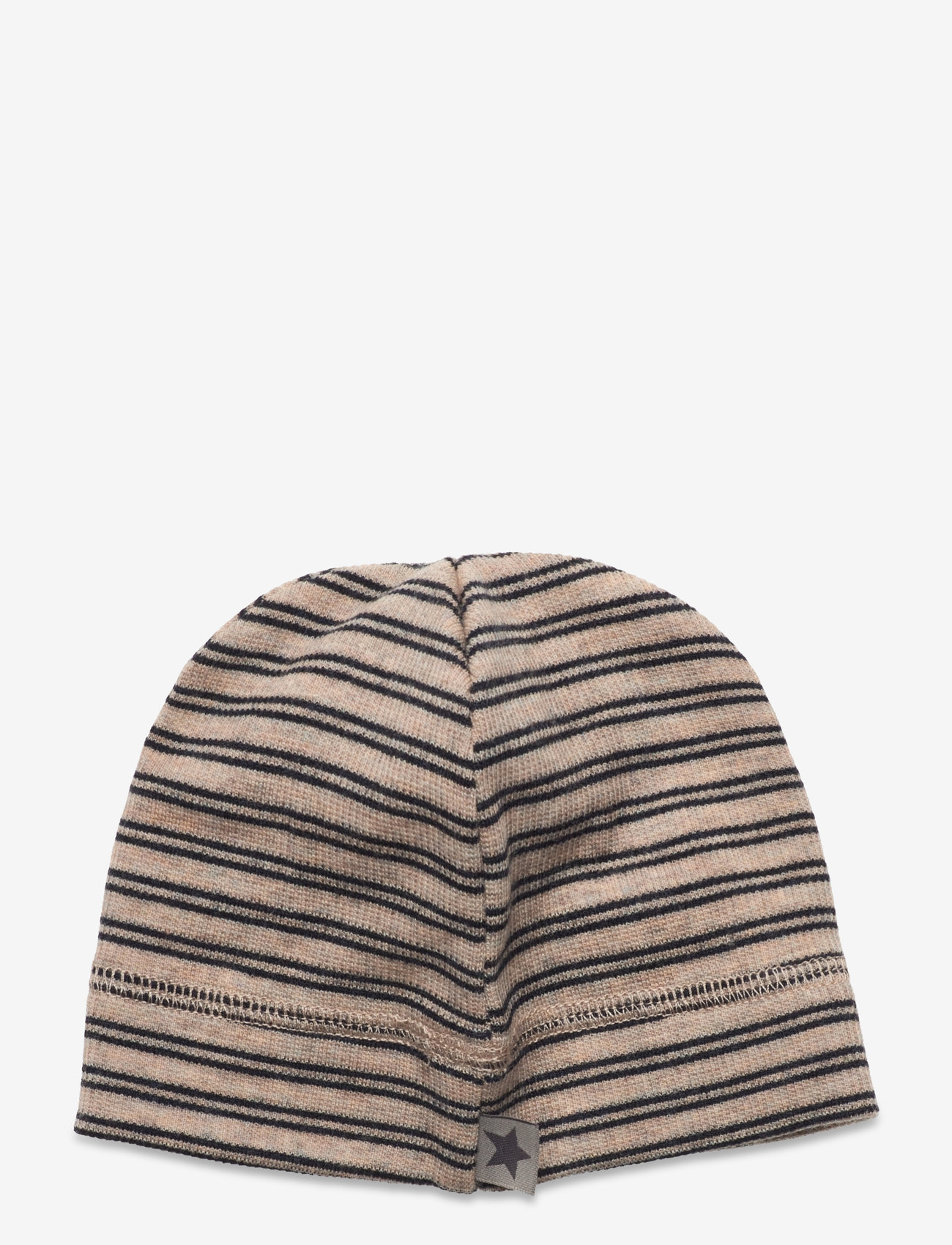 Huttelihut - Beanie Striped Wool Rib - navy - 1