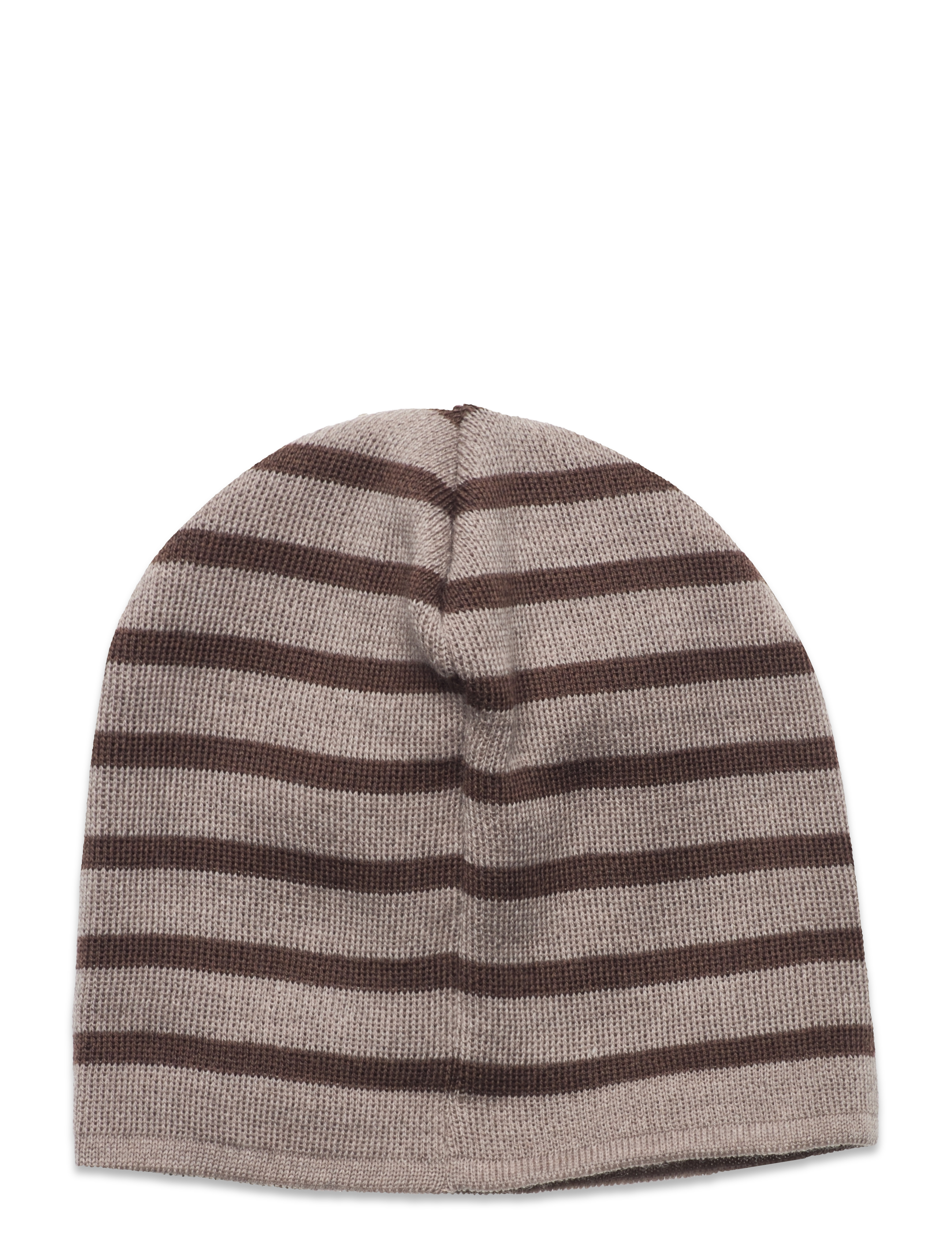 Huttelihut - Beanie Pattern Wool Knit - brown - 1