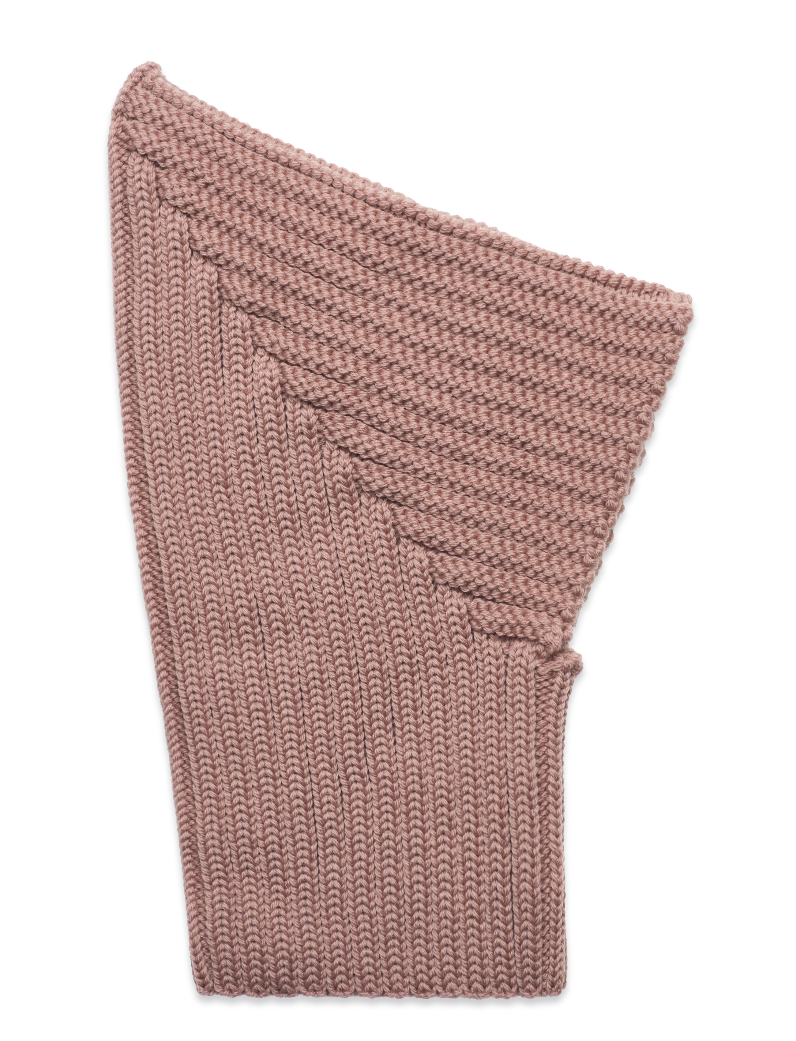 Balaclava Pixie Wool Knit - DUSTY ROSE