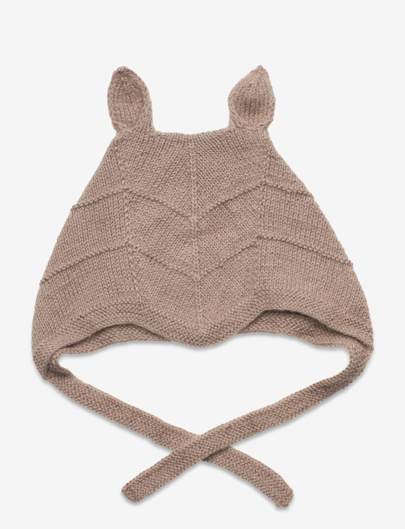Huttelihut - Bonnet Ears Alpaca Wool - nougat - 0