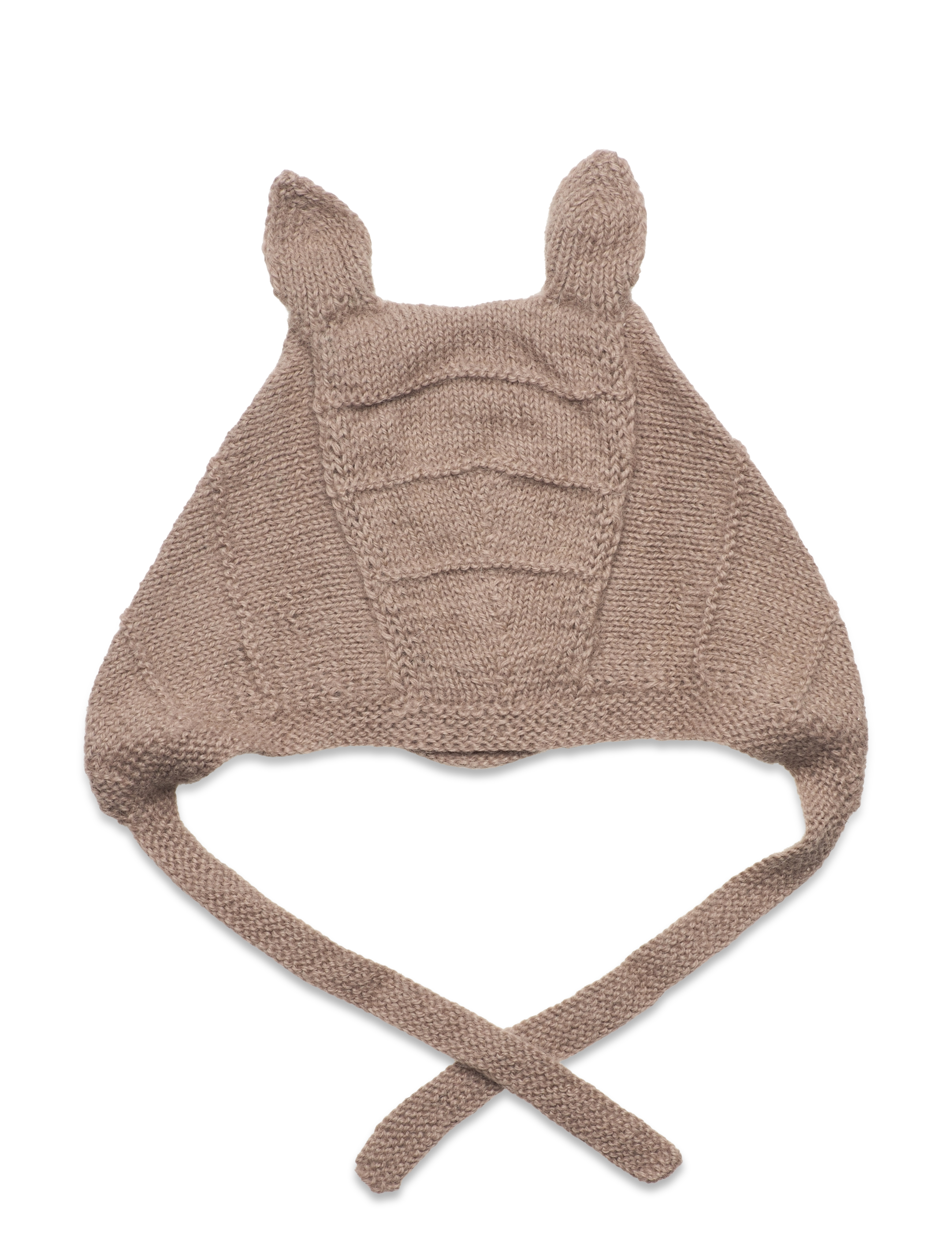 Huttelihut - Bonnet Ears Alpaca Wool - nougat - 1