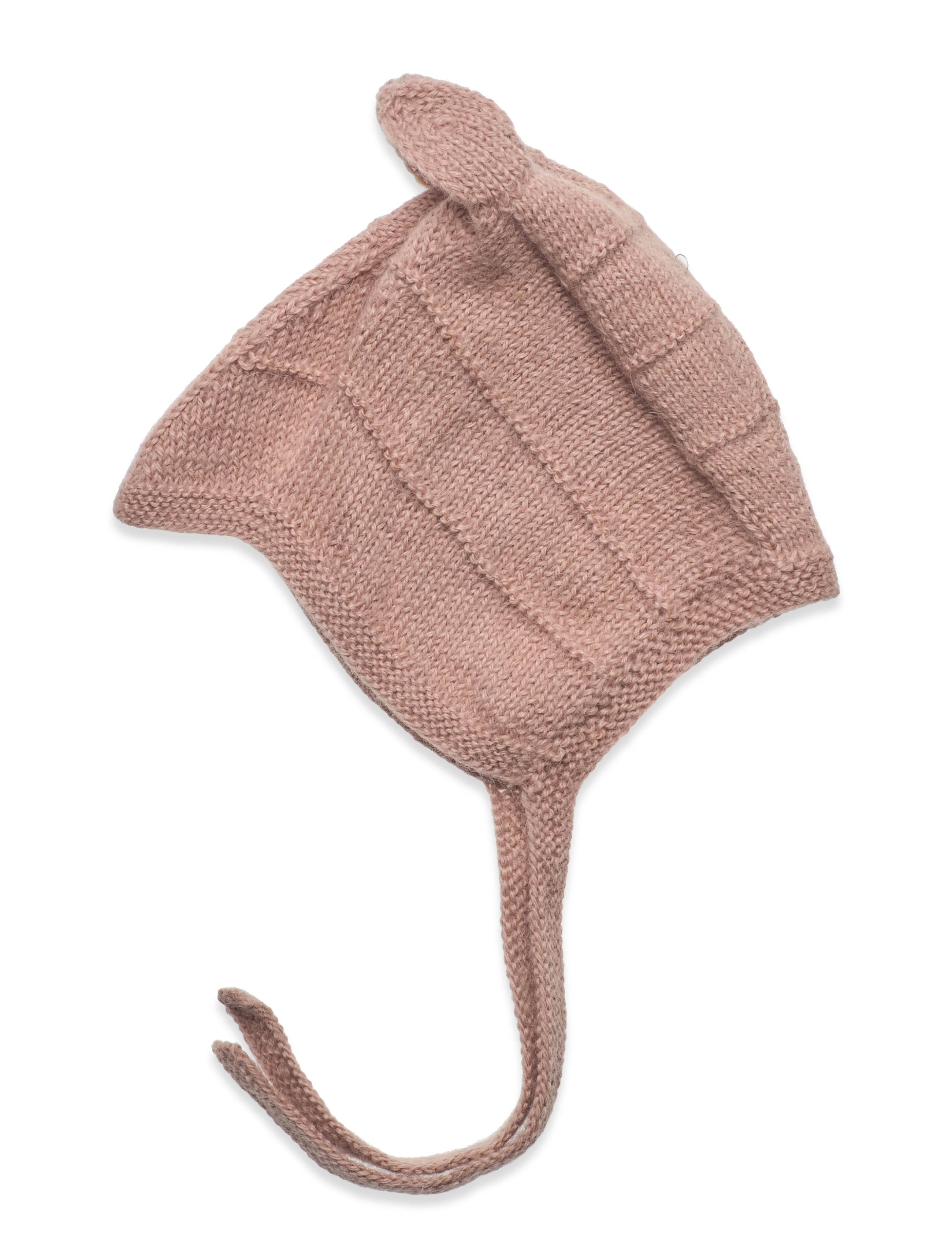Huttelihut - Bonnet Ears Alpaca Wool Knit - mahogany rose - 1