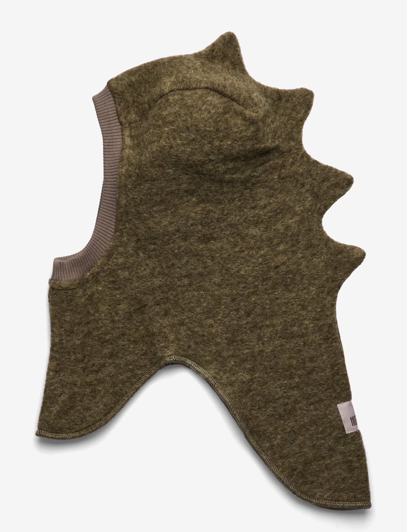 Huttelihut - Balaclava Triangles Wool - deep lichen green - 0