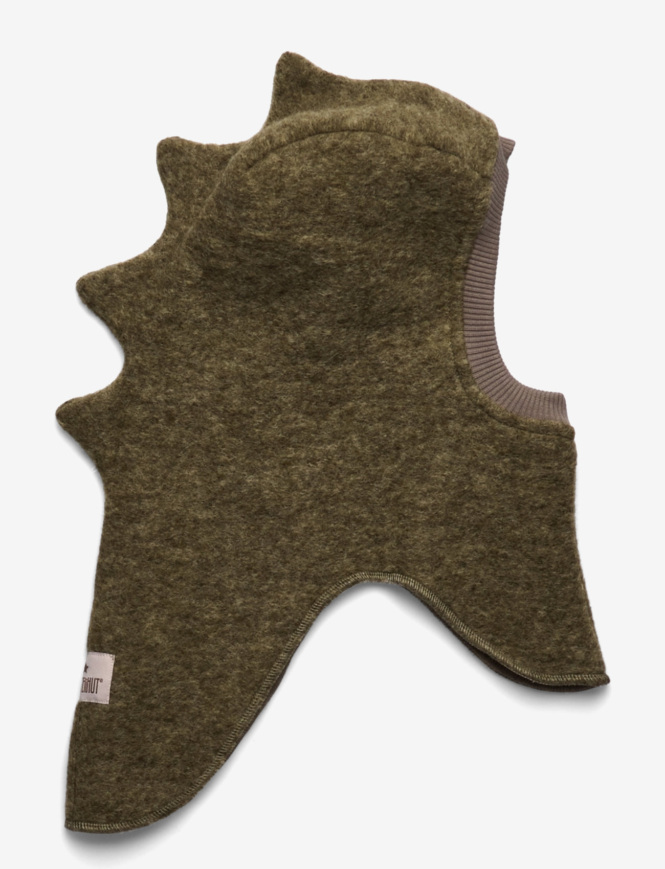 Huttelihut - Balaclava Triangles Wool - deep lichen green - 1