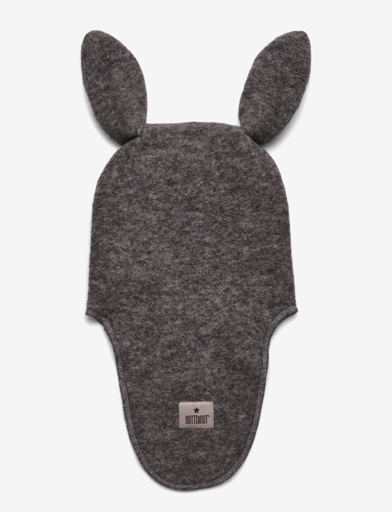 Huttelihut - Balaclava Ears Wool - medium grey melange - 1