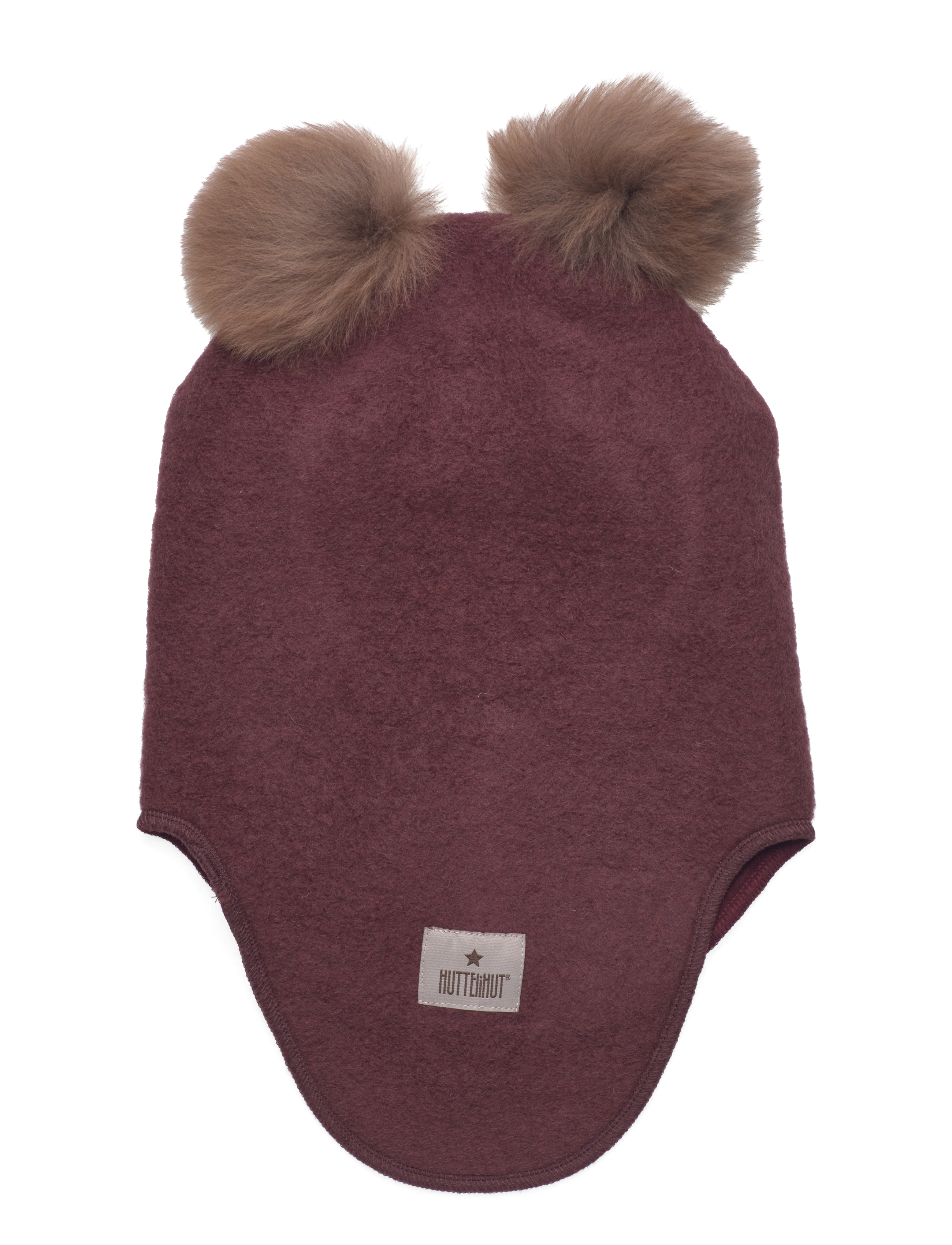 Huttelihut - Balaclava Wool Alpaca Pompoms - andorra - 1