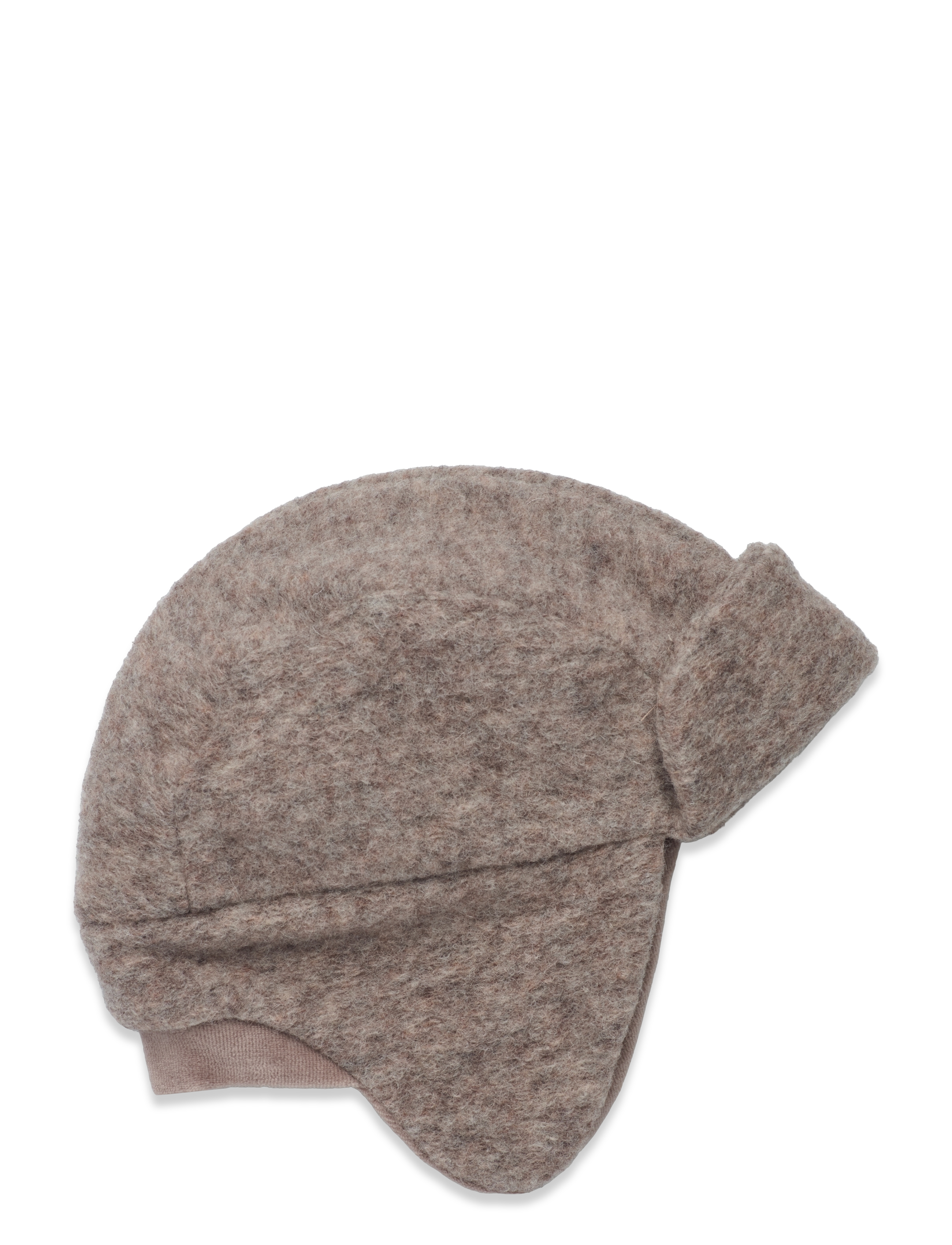 Hat Wool w. Velour Lining - CAMEL MELANGE