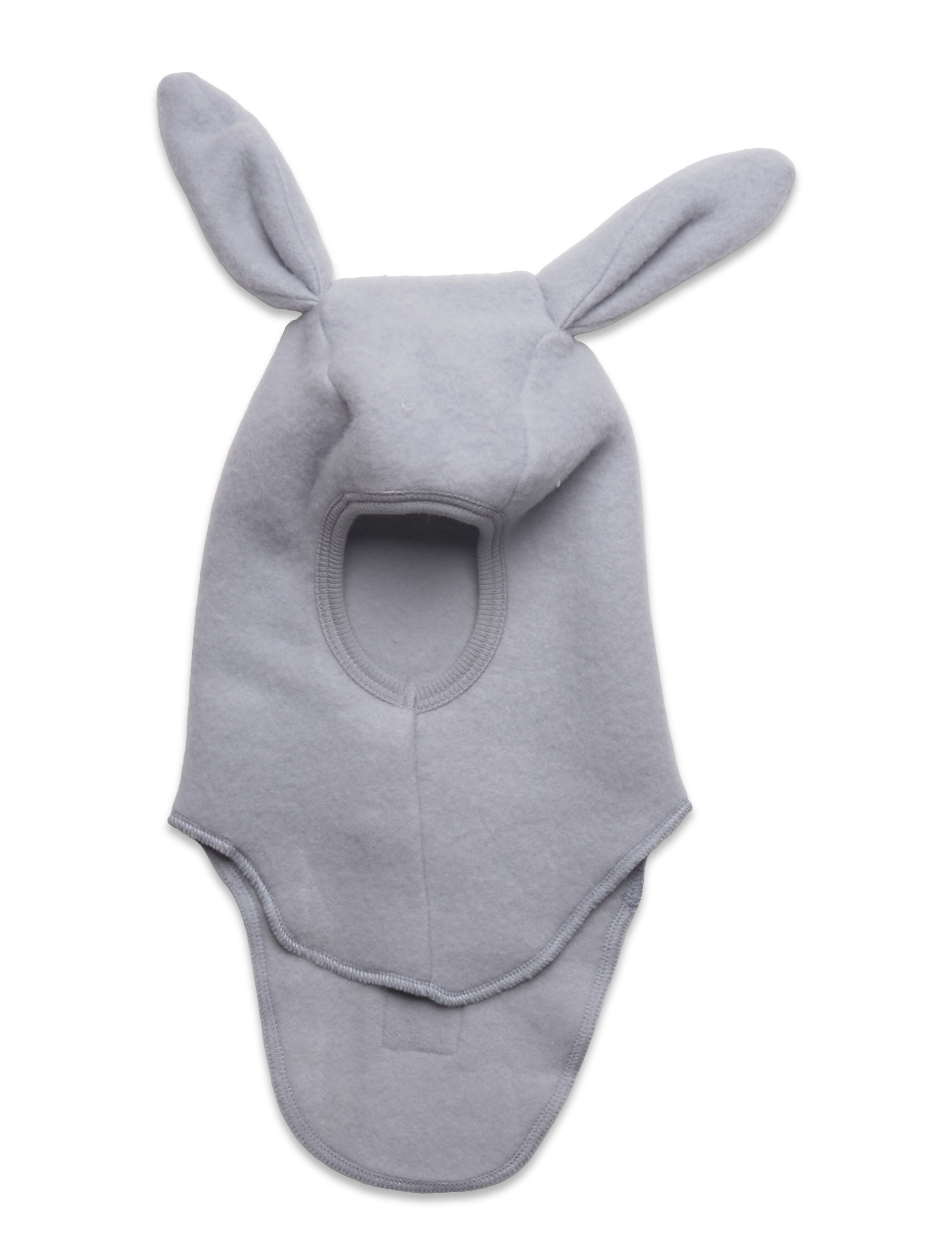 Balaclava Ears Wool Fleece - QUARRY