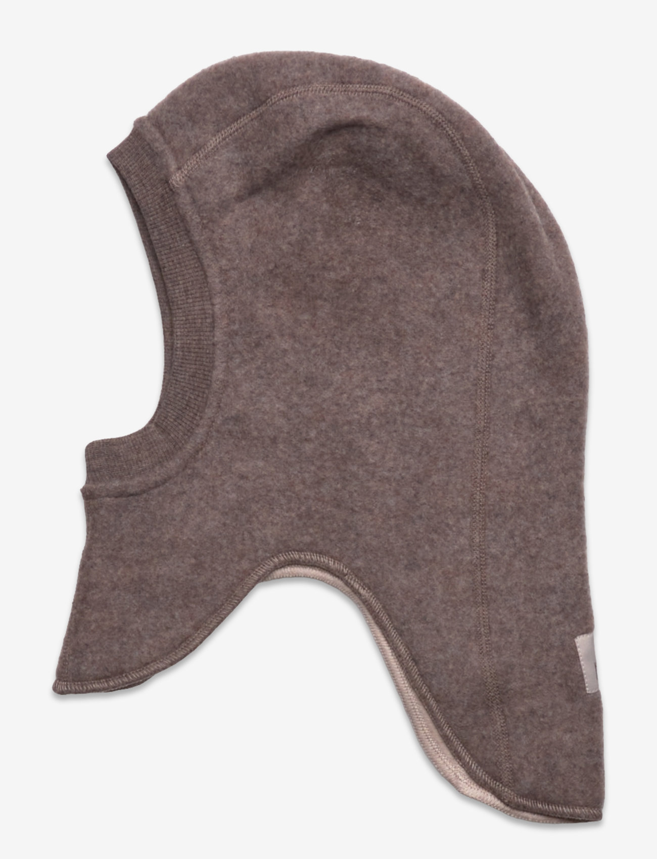 Huttelihut - Balaclava Wool Fleece w. Lin. - brown melange - 0