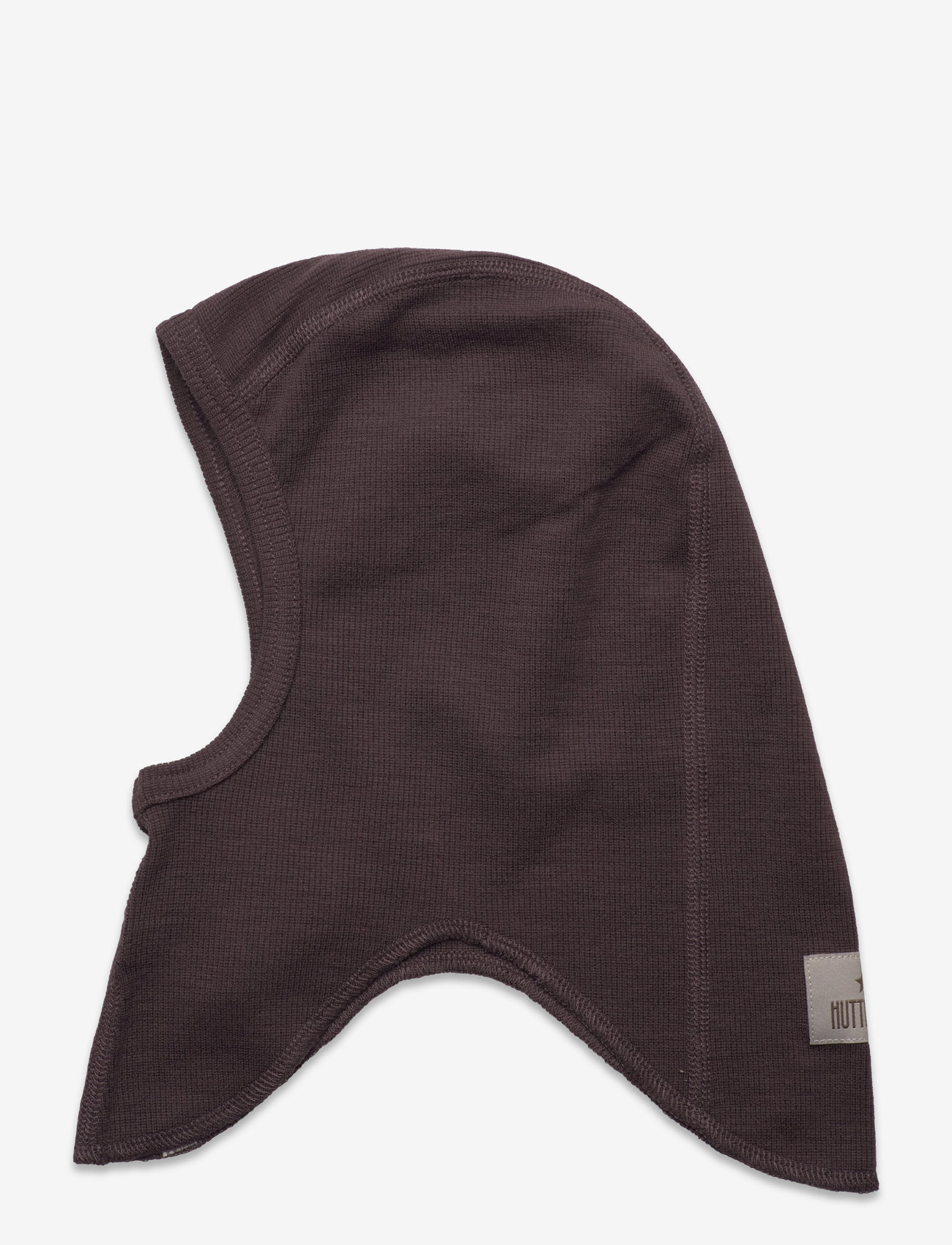 Huttelihut - Balaclava Wool Rib - raisin - 0