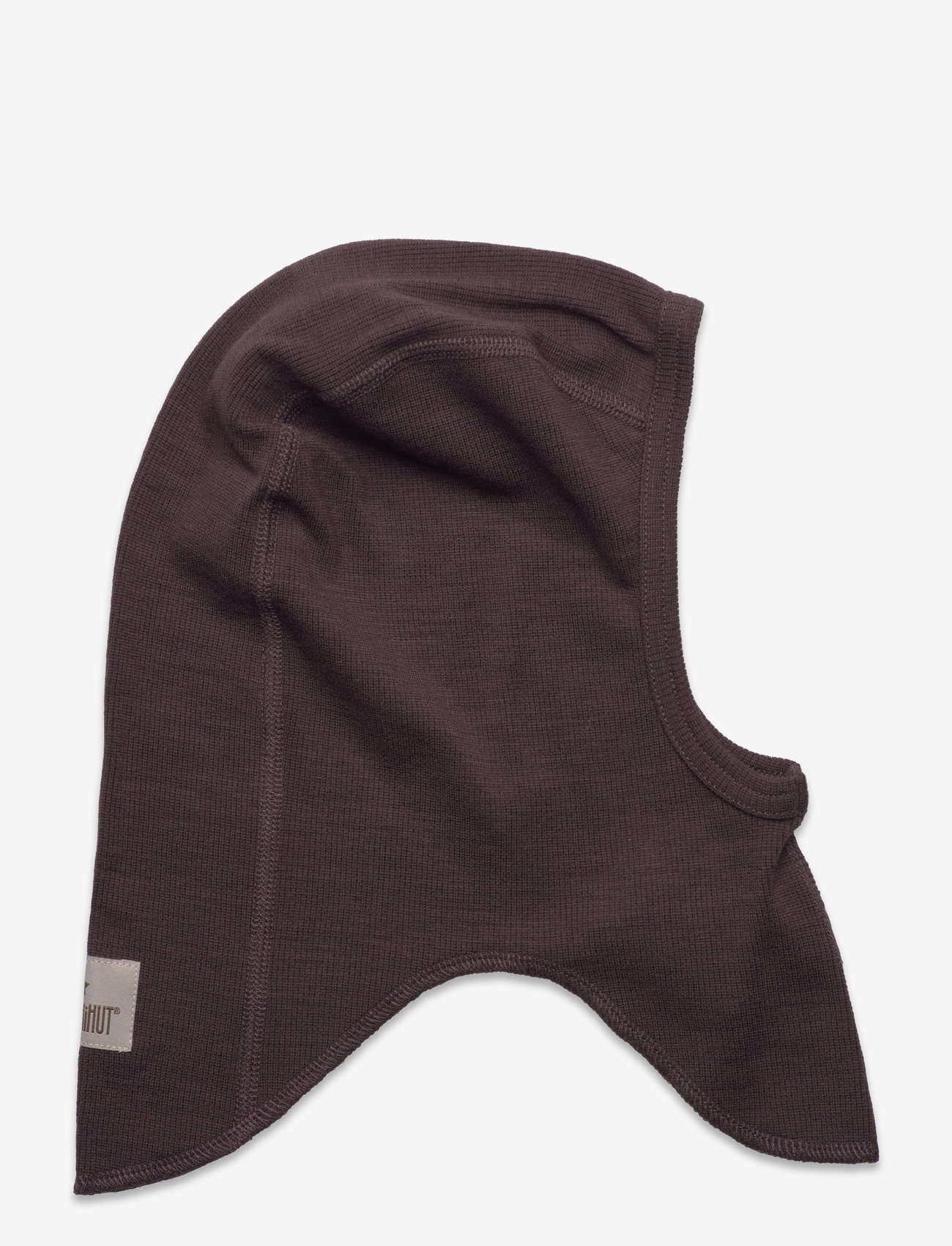 Huttelihut - Balaclava Wool Rib - raisin - 1
