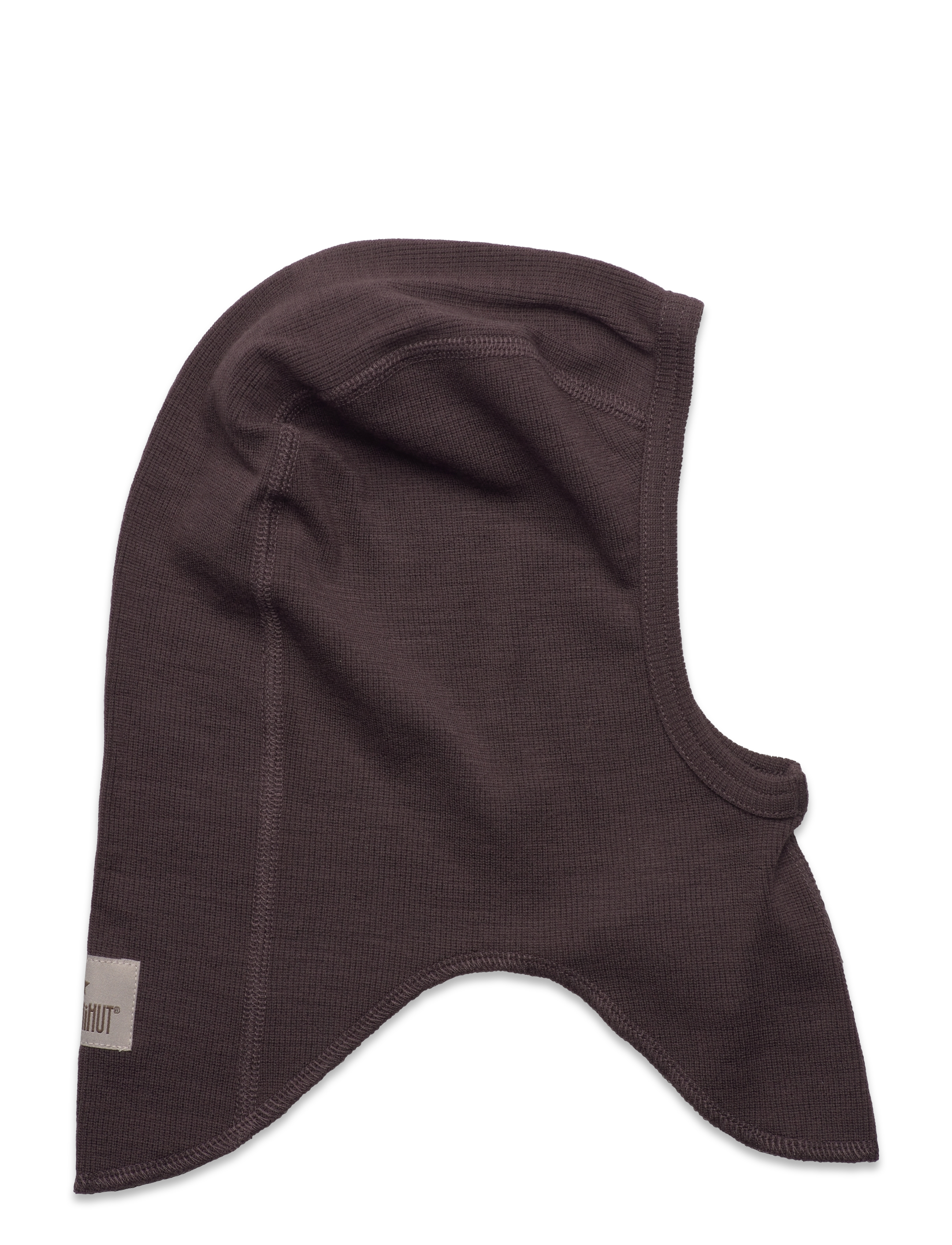 Huttelihut - Balaclava Wool Rib - raisin - 1
