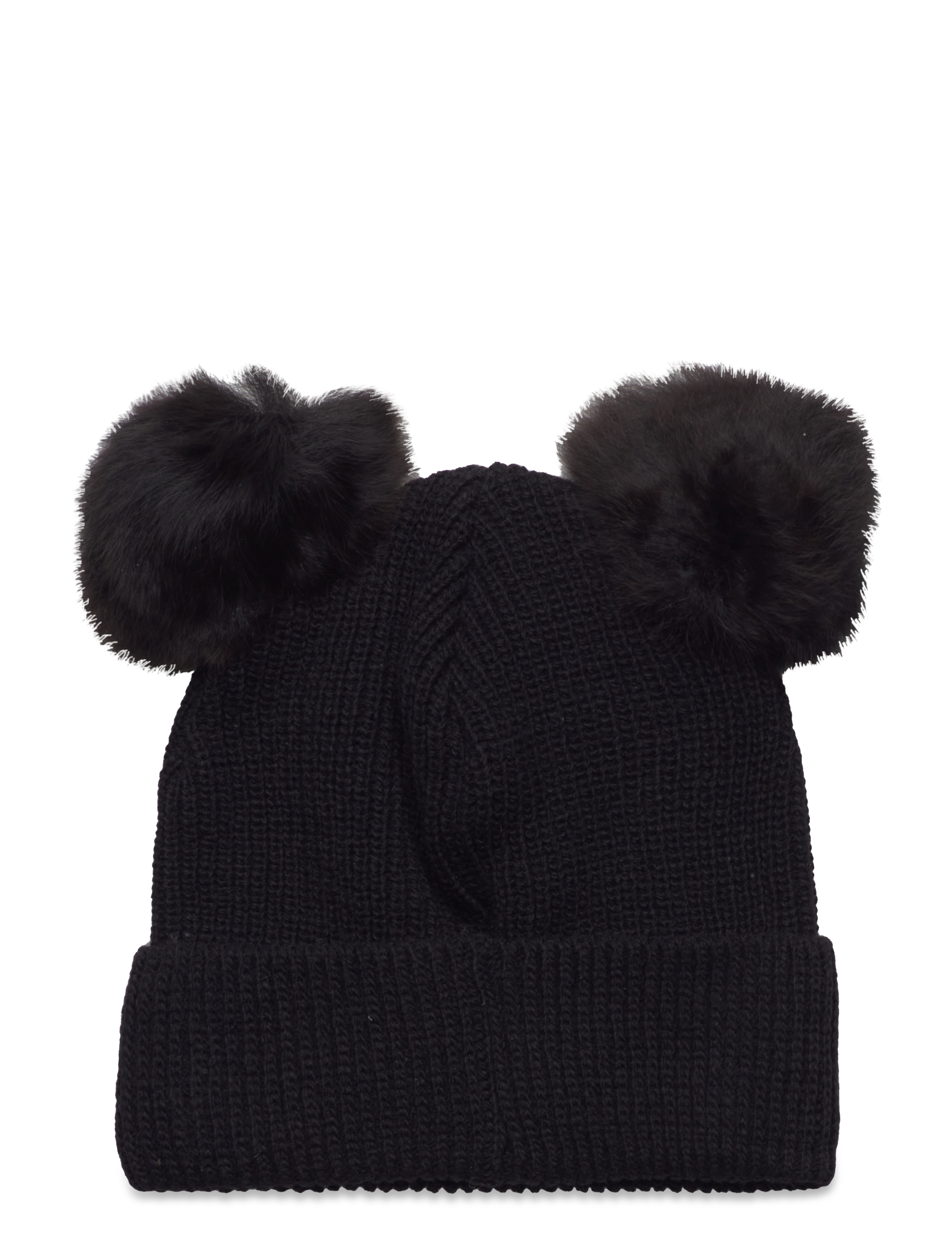 Huttelihut - Hat Knit w. Alpaca Pompoms - phantom - 1