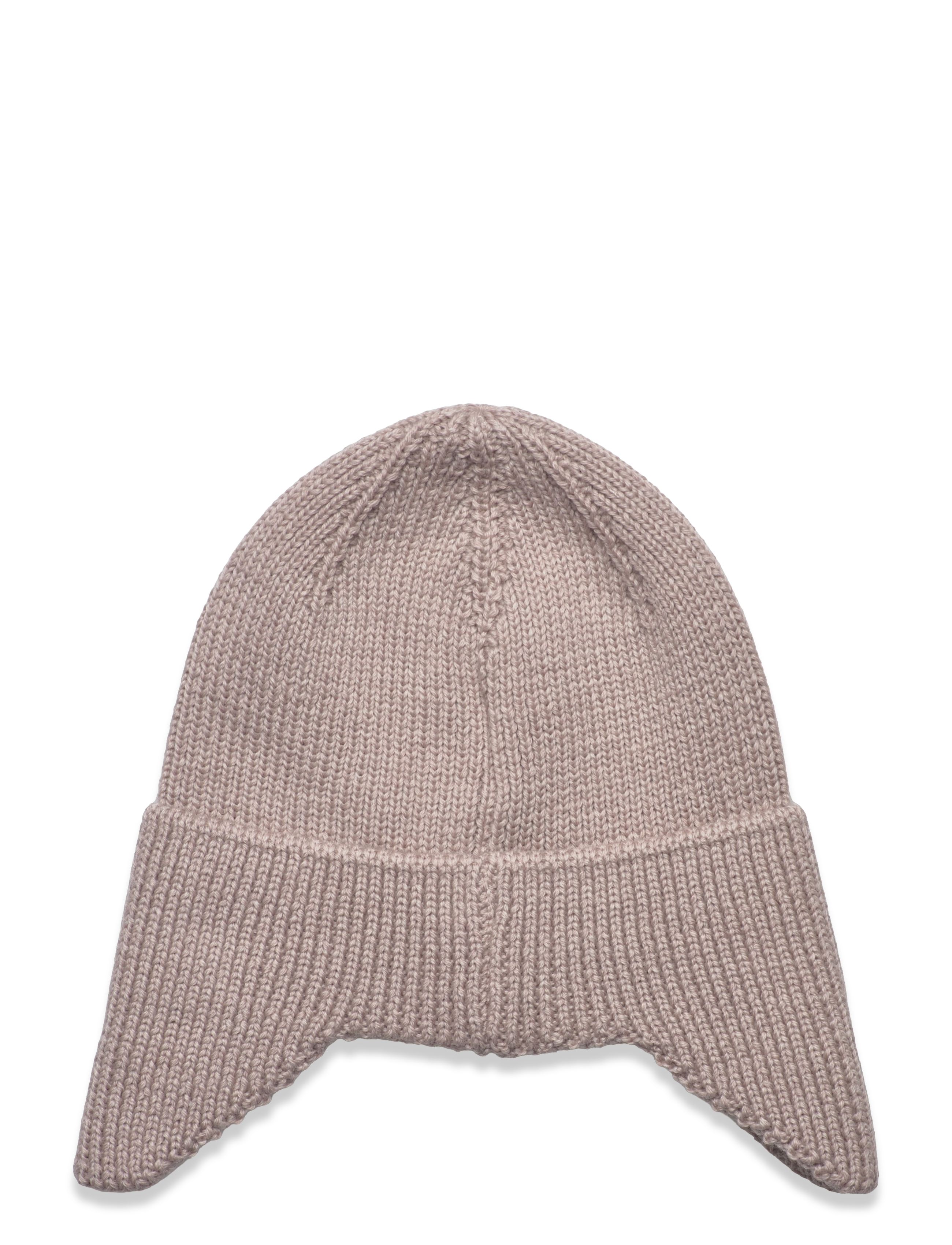 Hat Wool Knit Windstop - CAMEL MELANGE