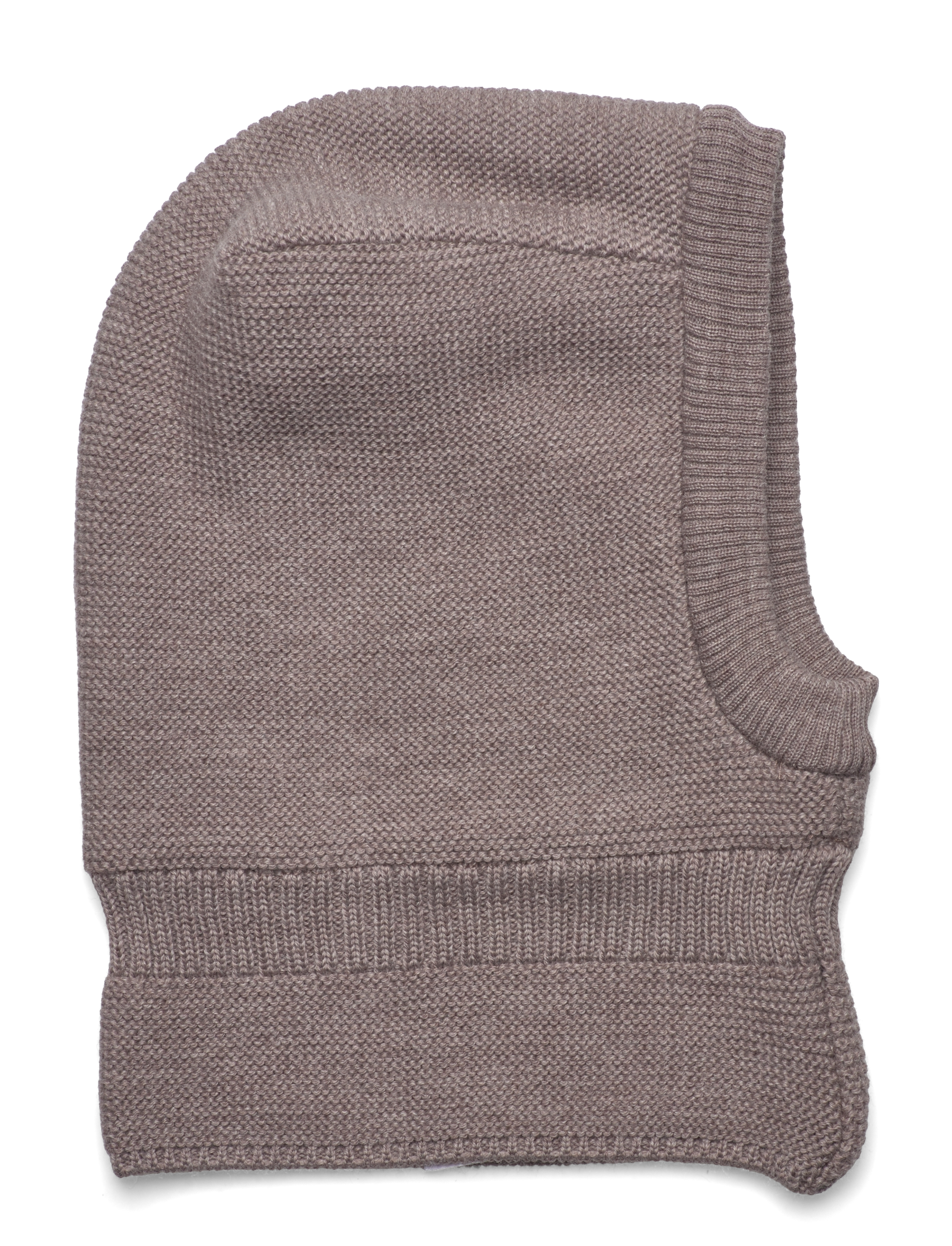 Huttelihut - Balaclava Wool Knit Windstop - brown melange - 1