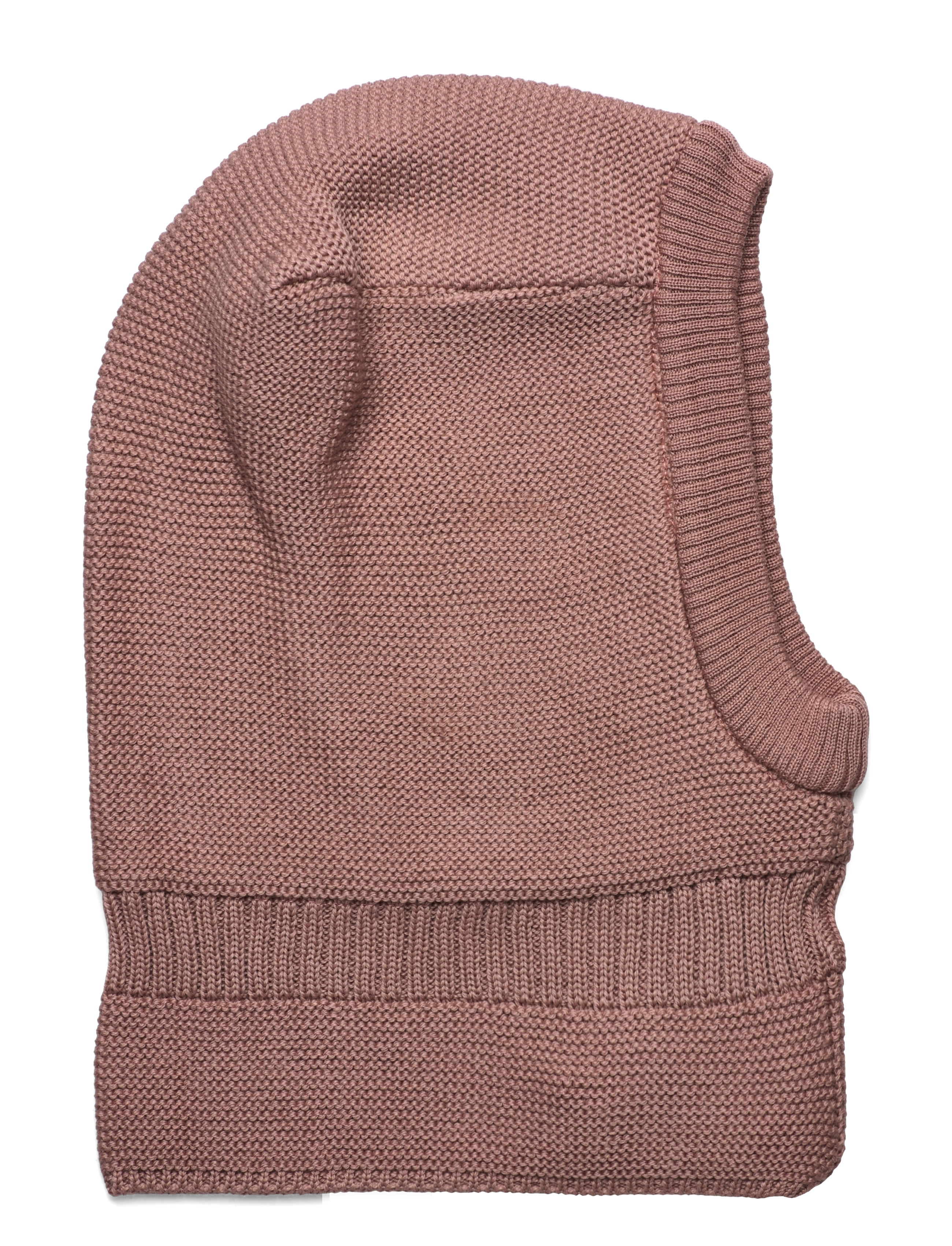 Balaclava Wool Knit Windstop - MAHOGANY ROSE