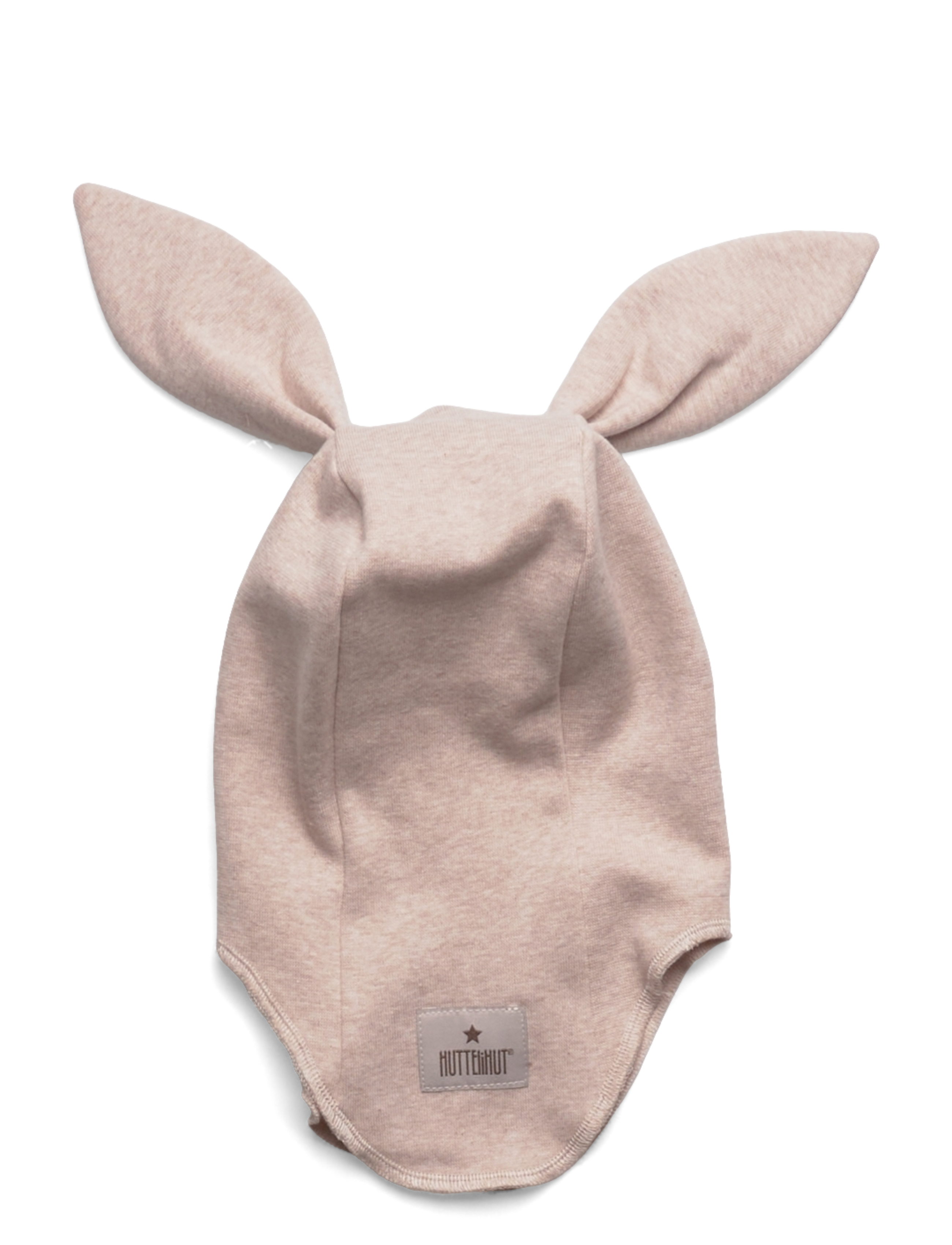 Huttelihut - Balaclava Ears Cotton Rib - camel melange - 1