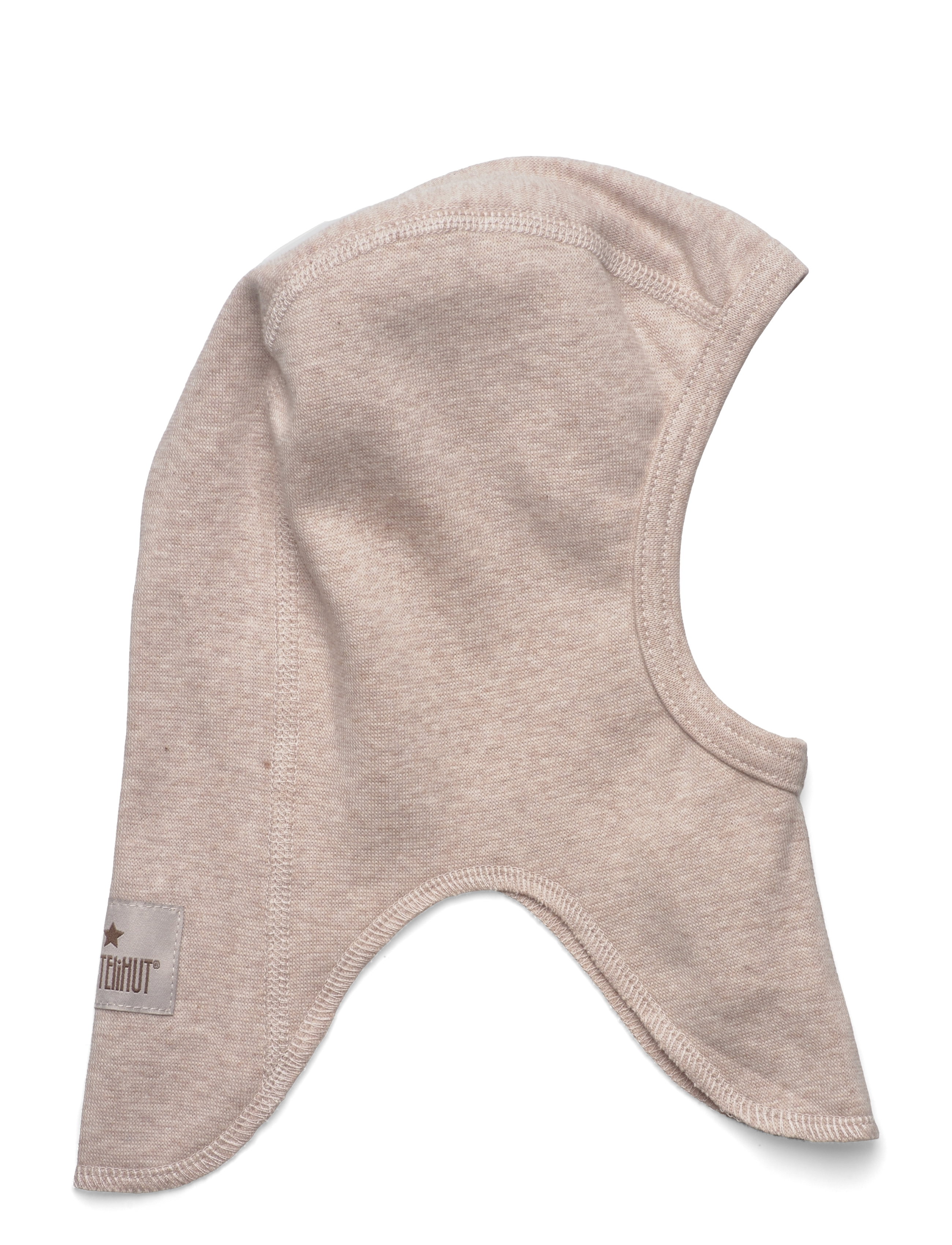 Huttelihut - Balaclava Cotton Rib - camel melange - 1