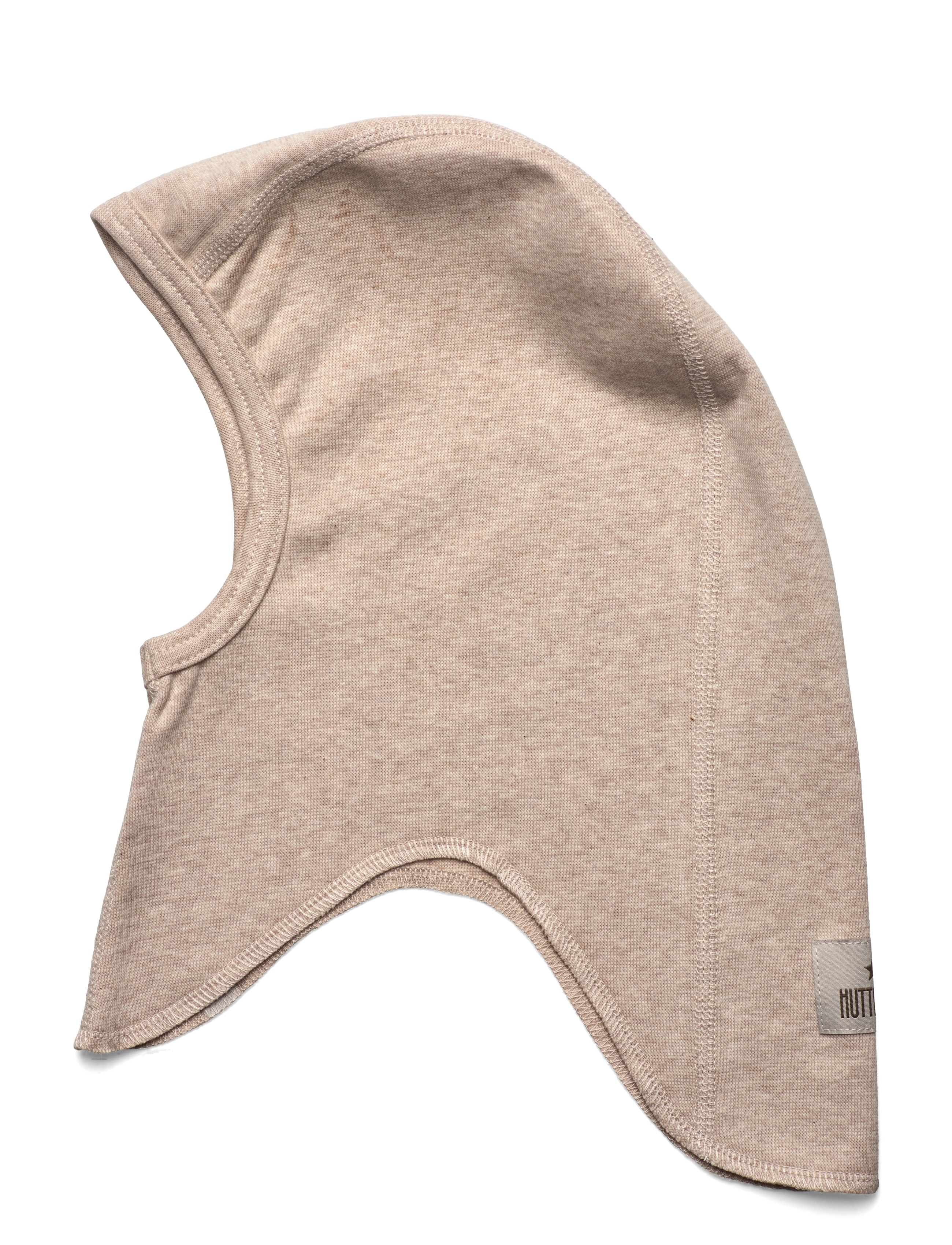 Huttelihut - Balaclava Cotton Rib - camel melange - 1
